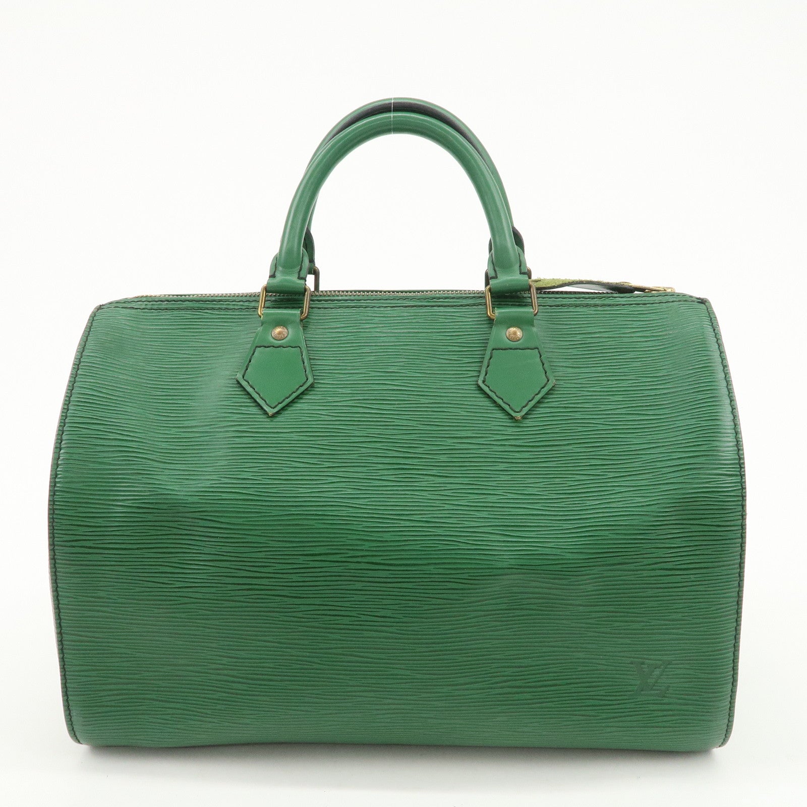 Louis Vuitton Epi Speedy 30 Boston Bag Hand Bag Borneo Green M43004