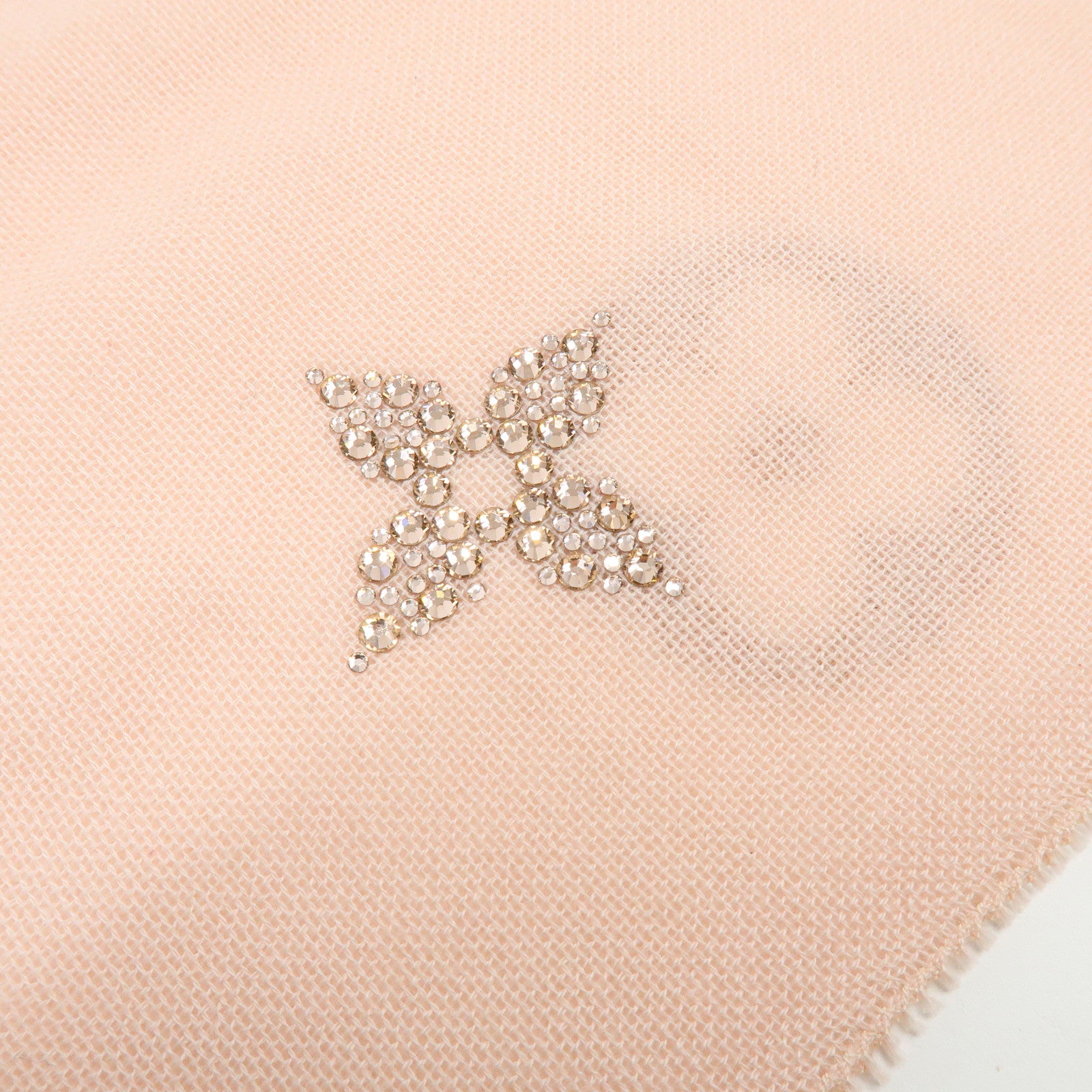 Louis Vuitton Monogram Cashmere 100% Scarf Etoile Monte Carlo Pink