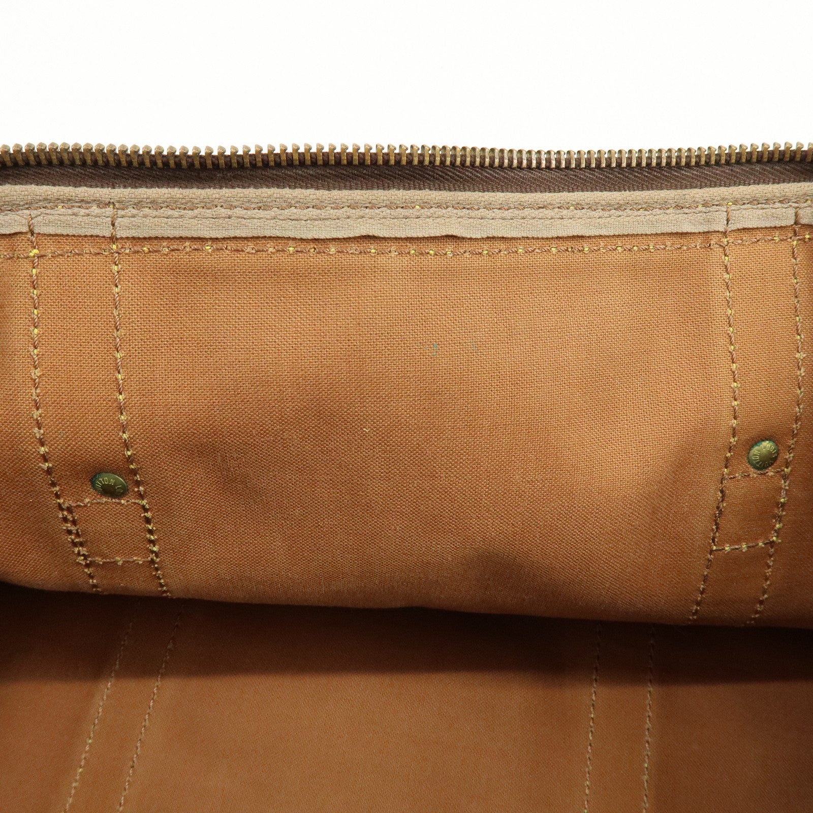 Louis Vuitton Monogram Sac Souple 55 Boston Bag Brown M41622