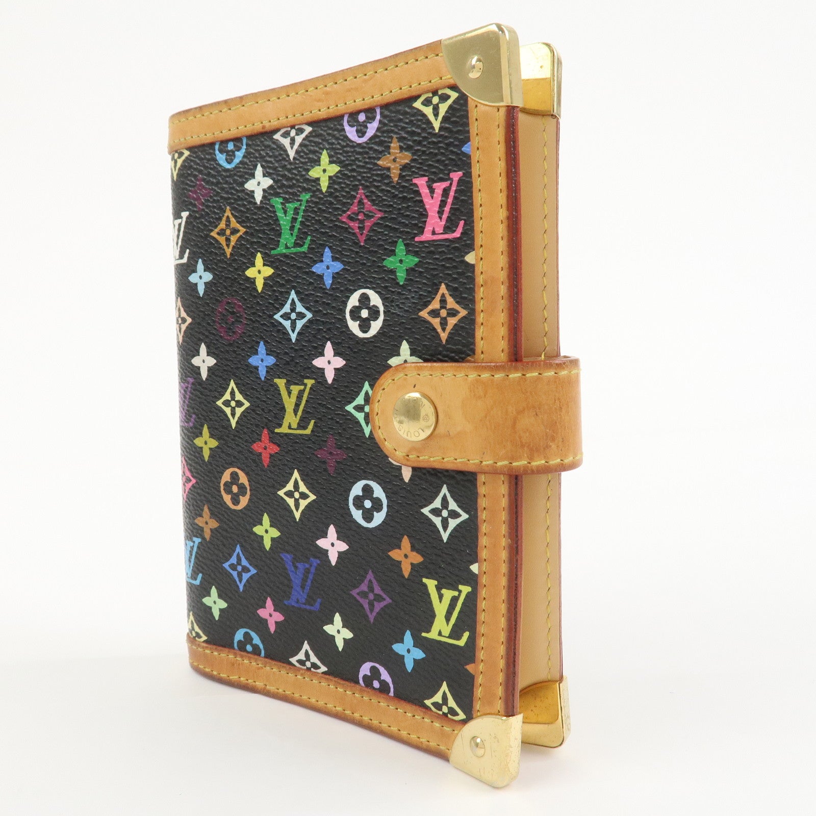 Louis Vuitton Monogram Multi Color Agenda PM Planner Cover R20895