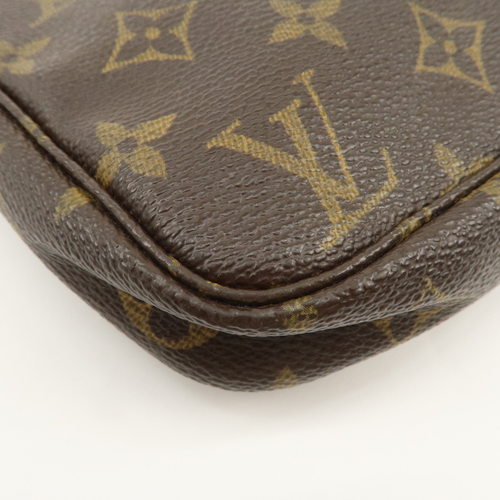 Louis Vuitton Monogram Pochette Accessoires Pouch Hand Bag M51980 Used