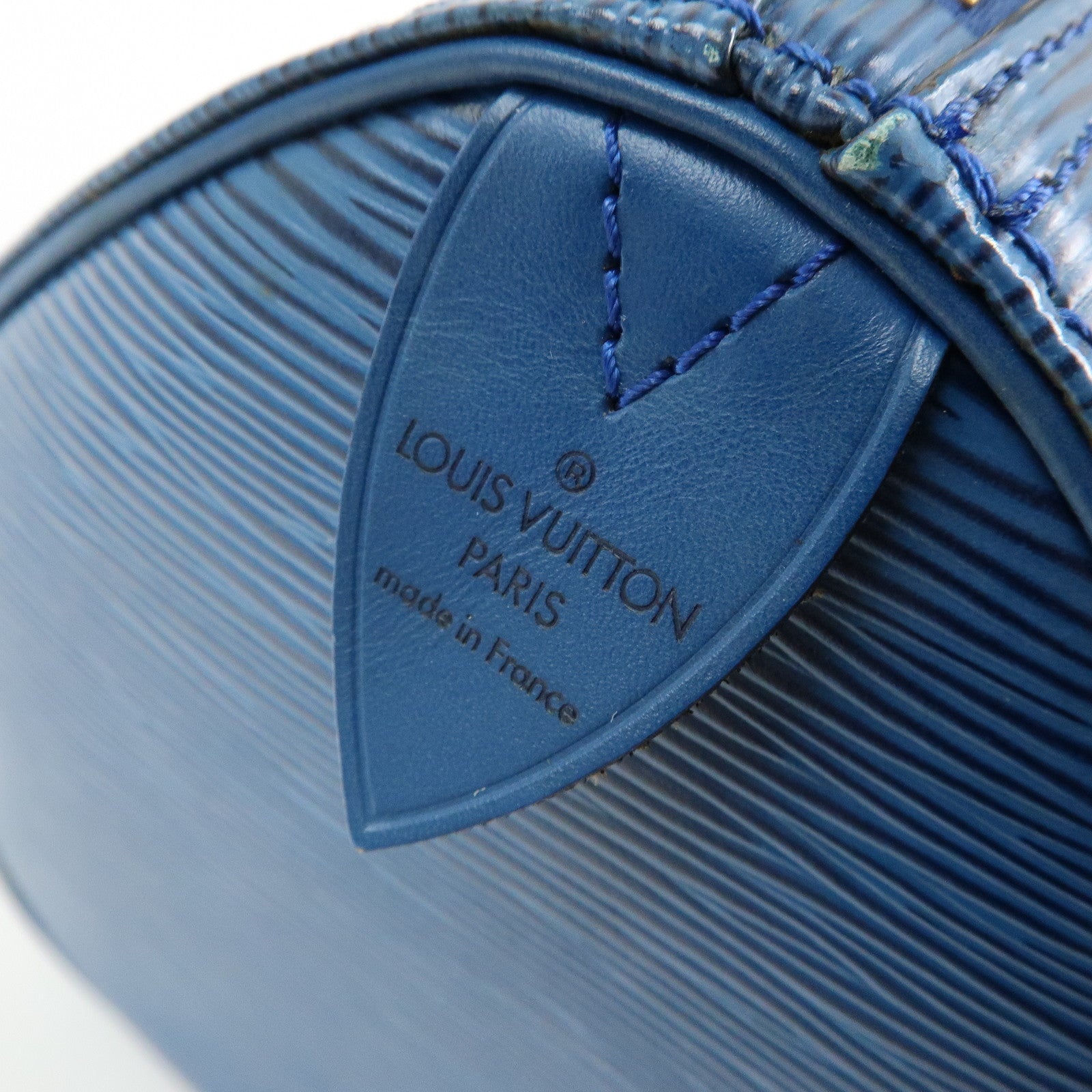 Louis Vuitton Epi Speedy 25 Hand Bag Boston Bag Toledo Blue M43015