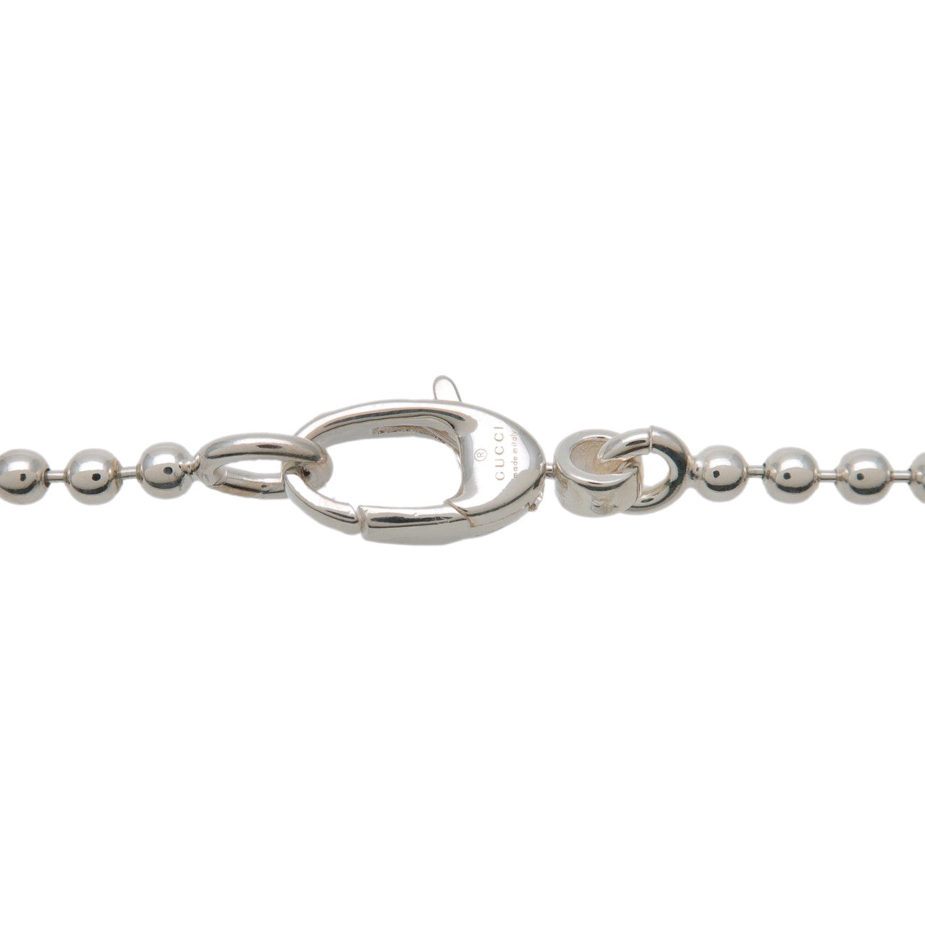 GUCCI Lovely Heart Necklace SV925 Silver 246487