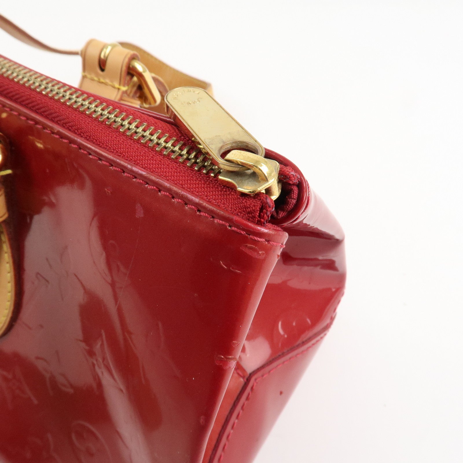 Louis Vuitton Vernis Rosewood Avenue Hand Bag Pomme D'Amour M93507 Used