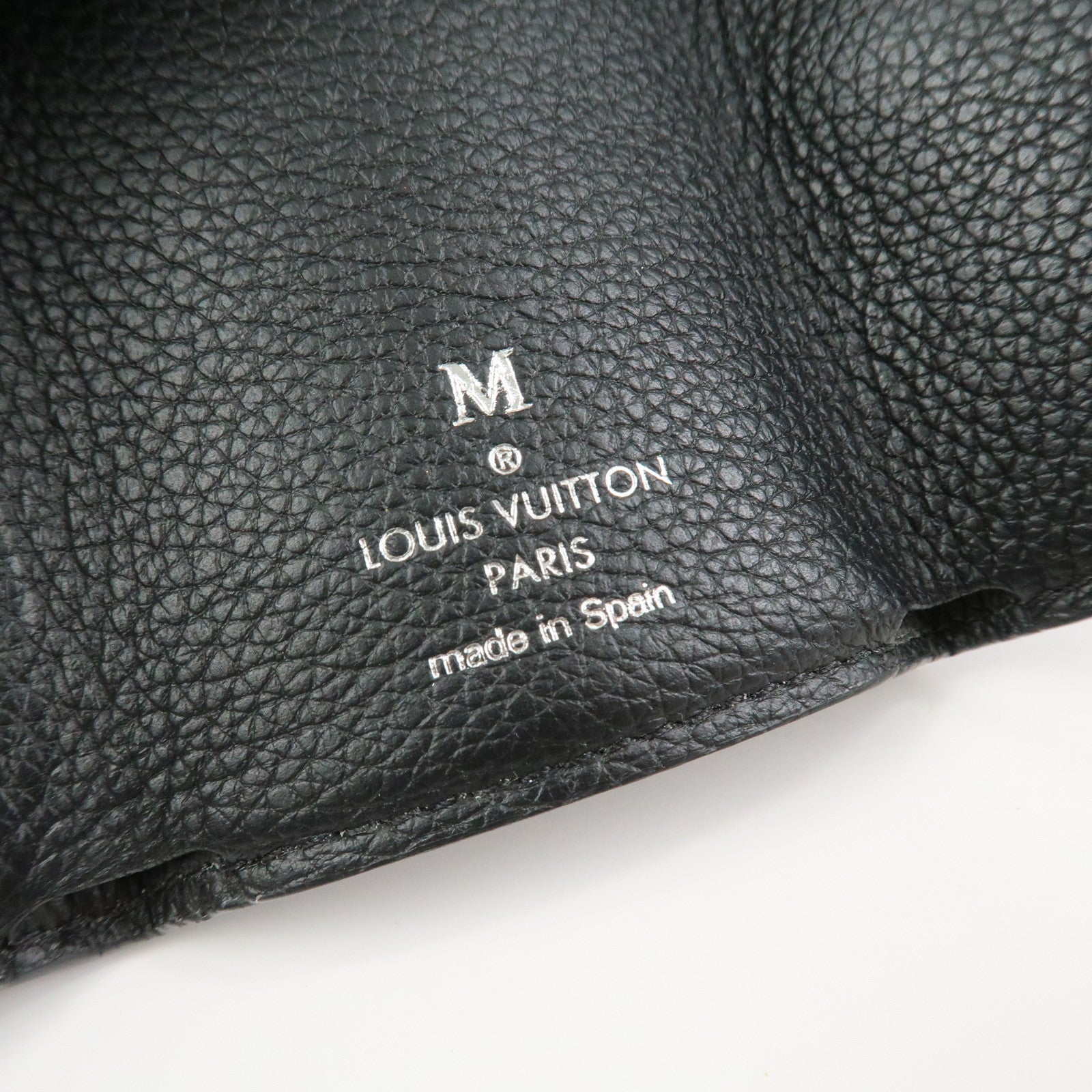 Louis Vuitton Portefeuille Lock Mini Compact Wallet Noir M63921