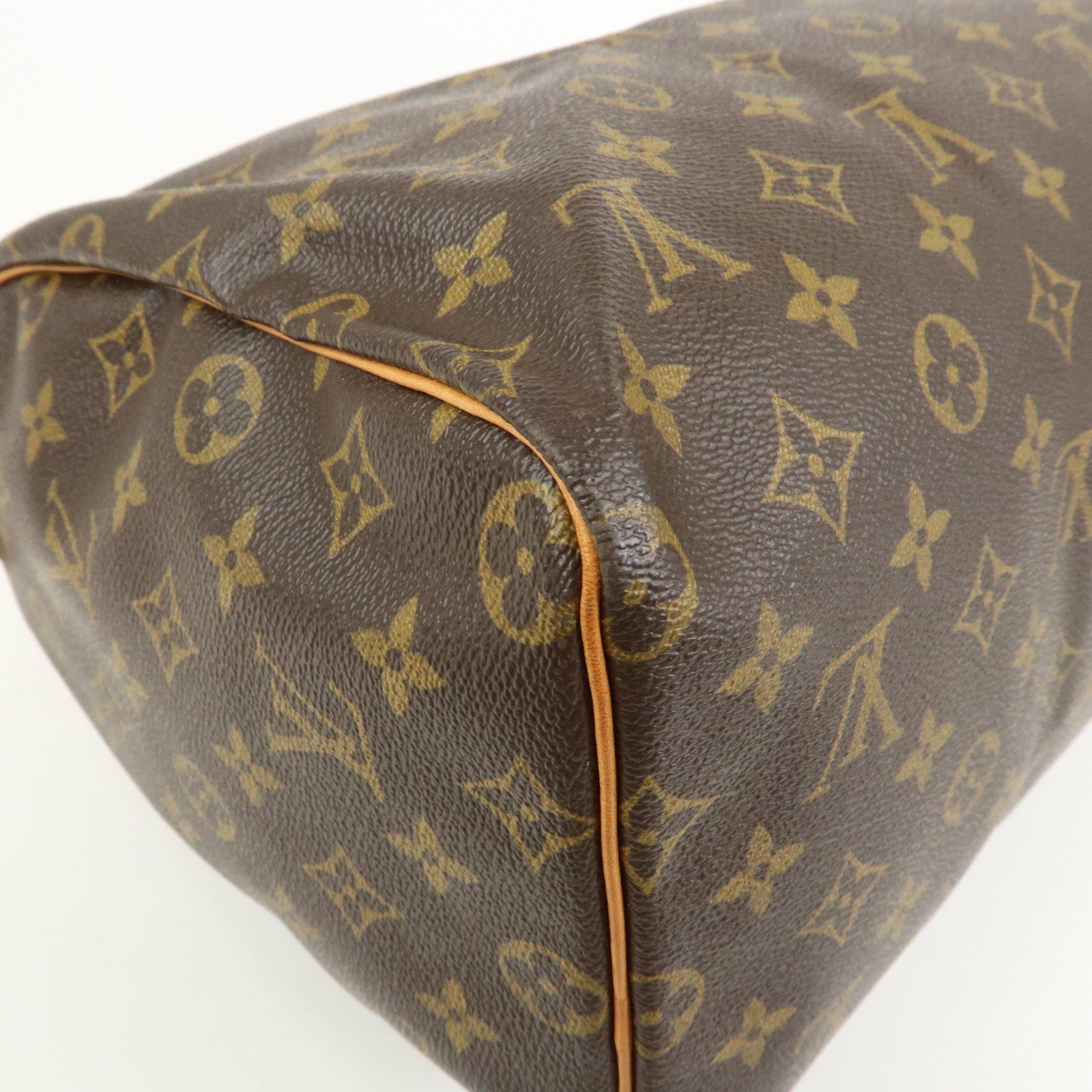 Louis Vuitton Monogram Speedy 40 Hand Bag Boston Bag Brown M41522