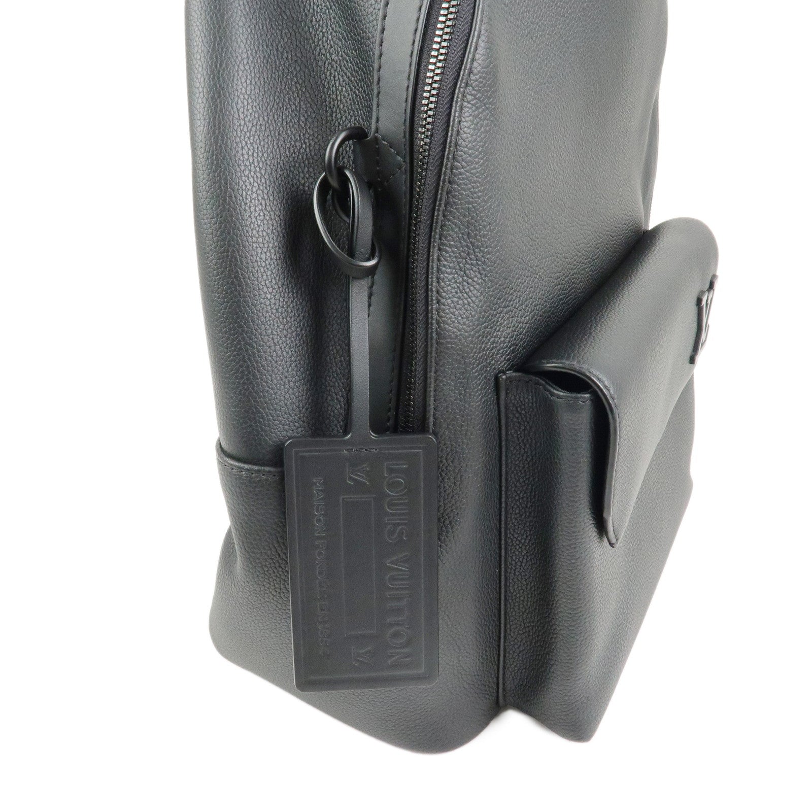 Louis Vuitton Aerogram Leather Takeoff Backpack Noir M57079