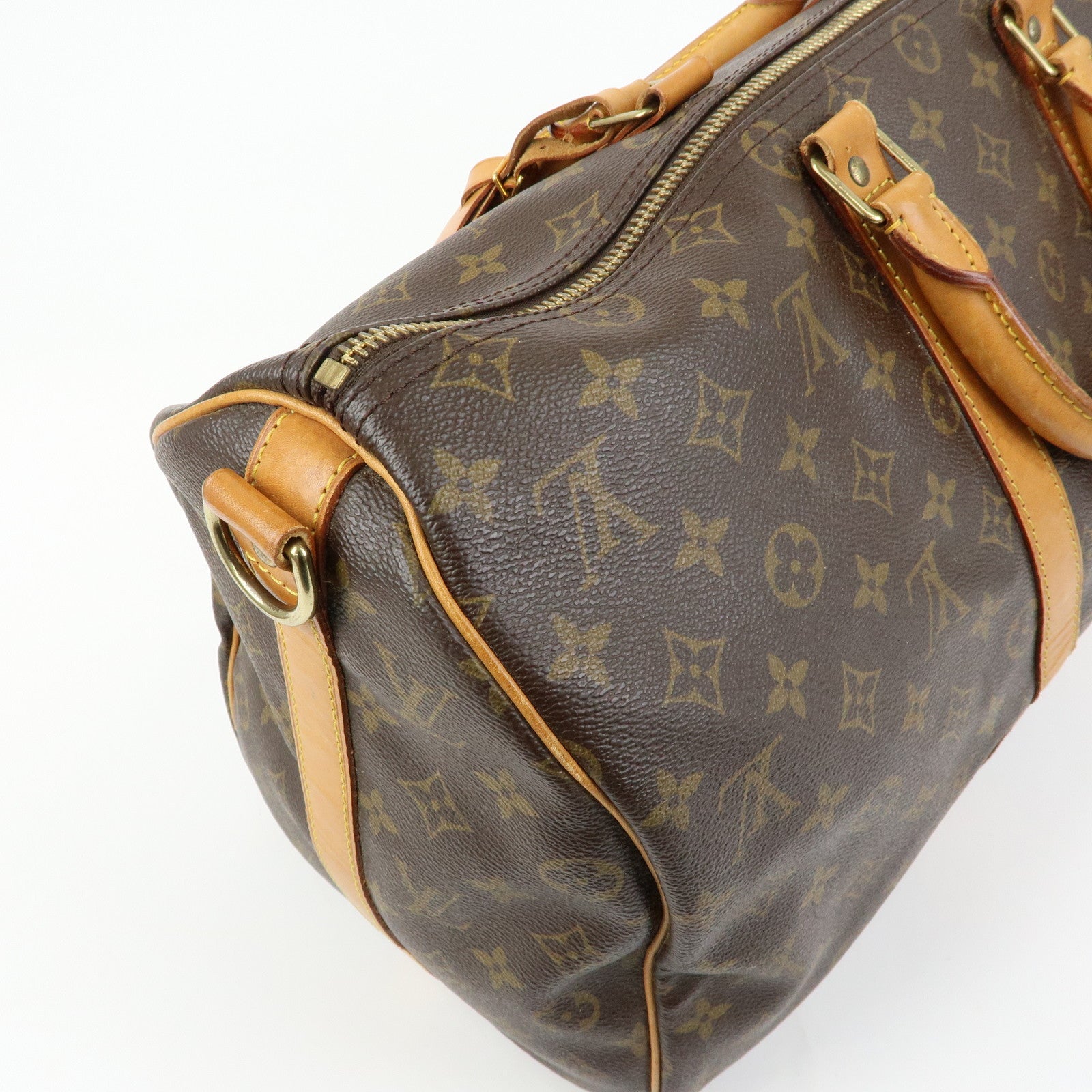 Louis Vuitton Monogram Keep All Bandouliere 45 Boston Bag M41418