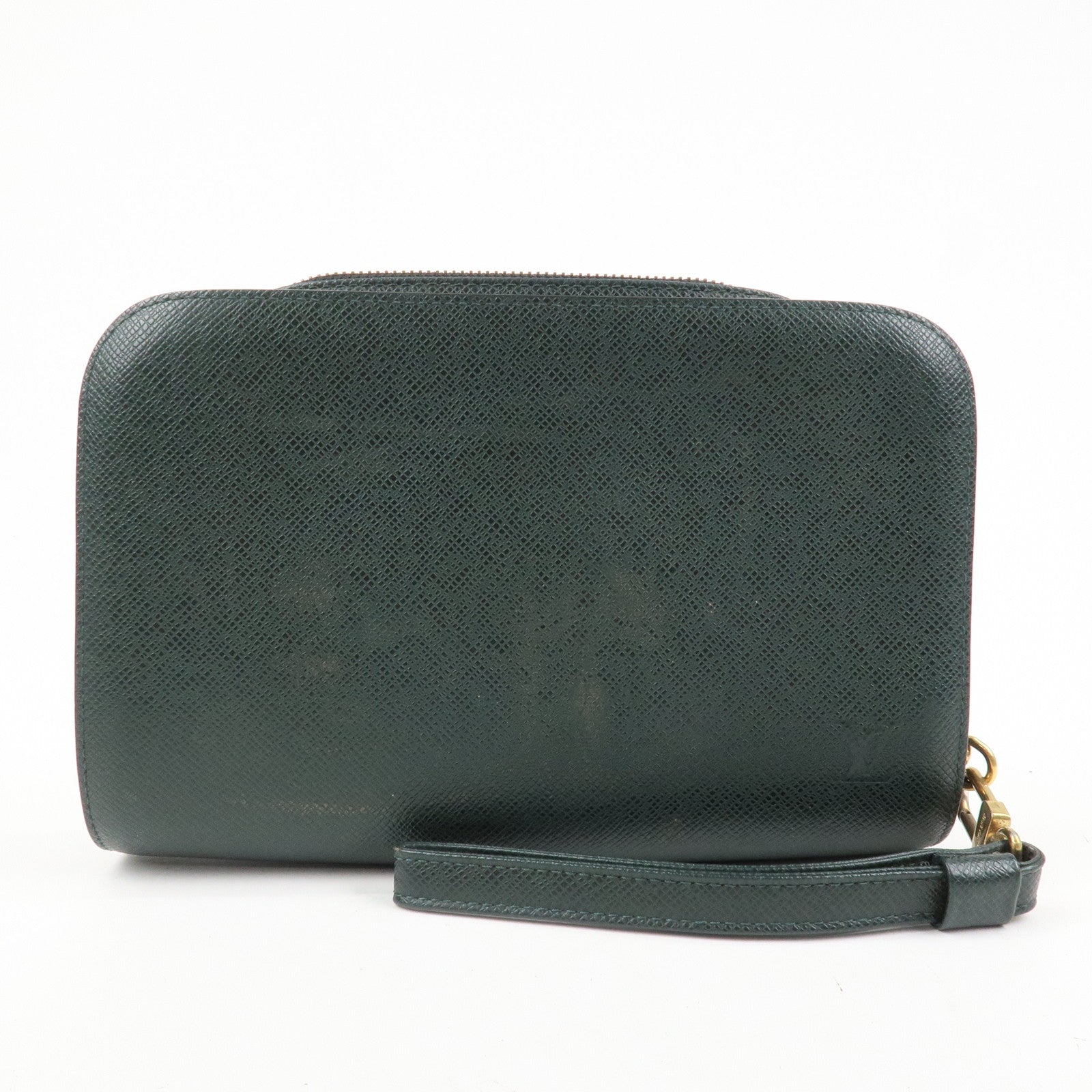 Louis Vuitton Taiga Set Of 2 Leather Clutch Bags M3018P M30186