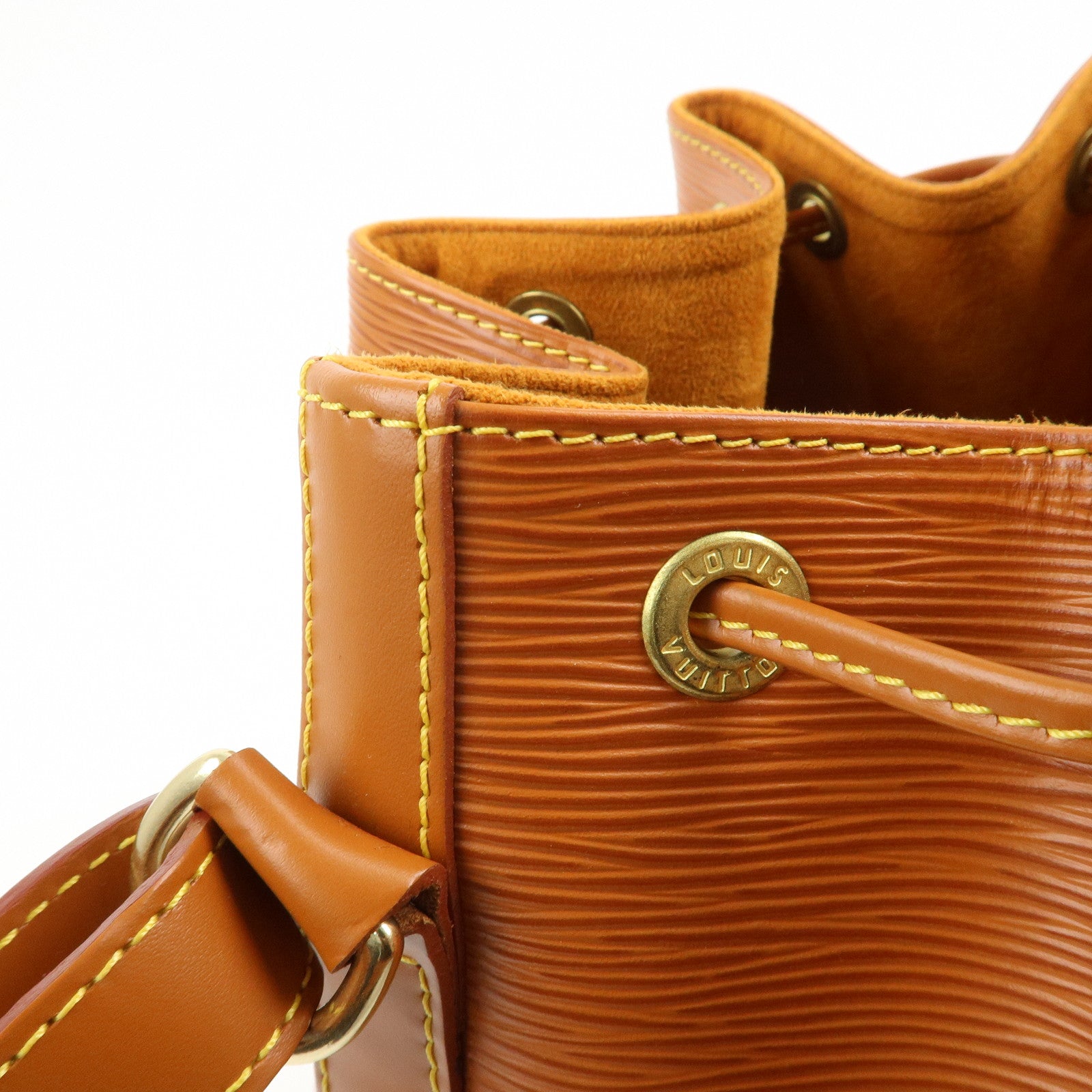 Louis Vuitton Epi Petit Noe Shoulder Bag Zipang Gold M44108