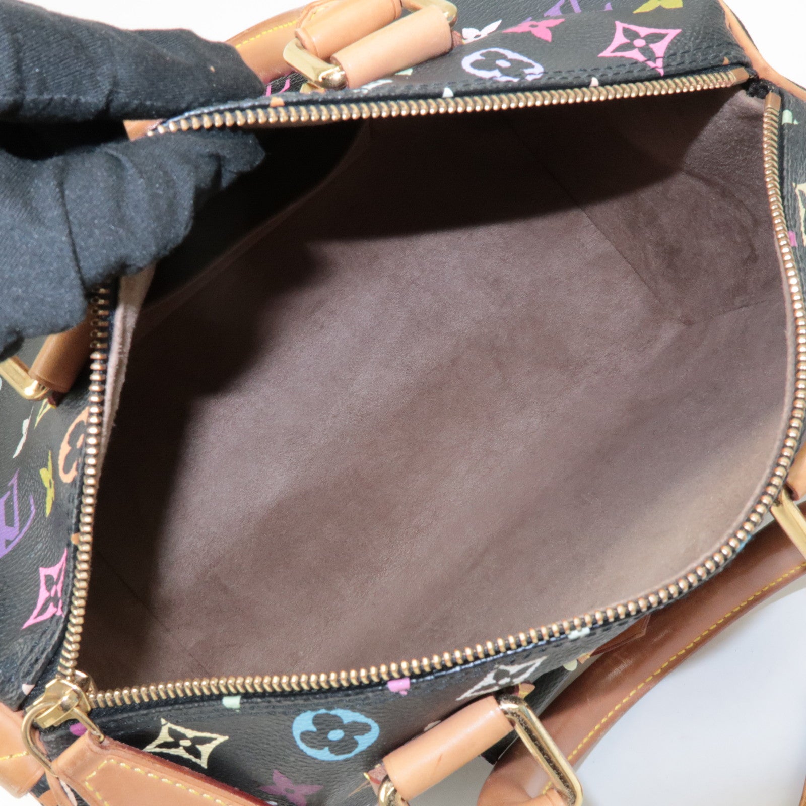 Louis Vuitton Monogram Multicolor Speedy 30 Hand Bag M92642 Used