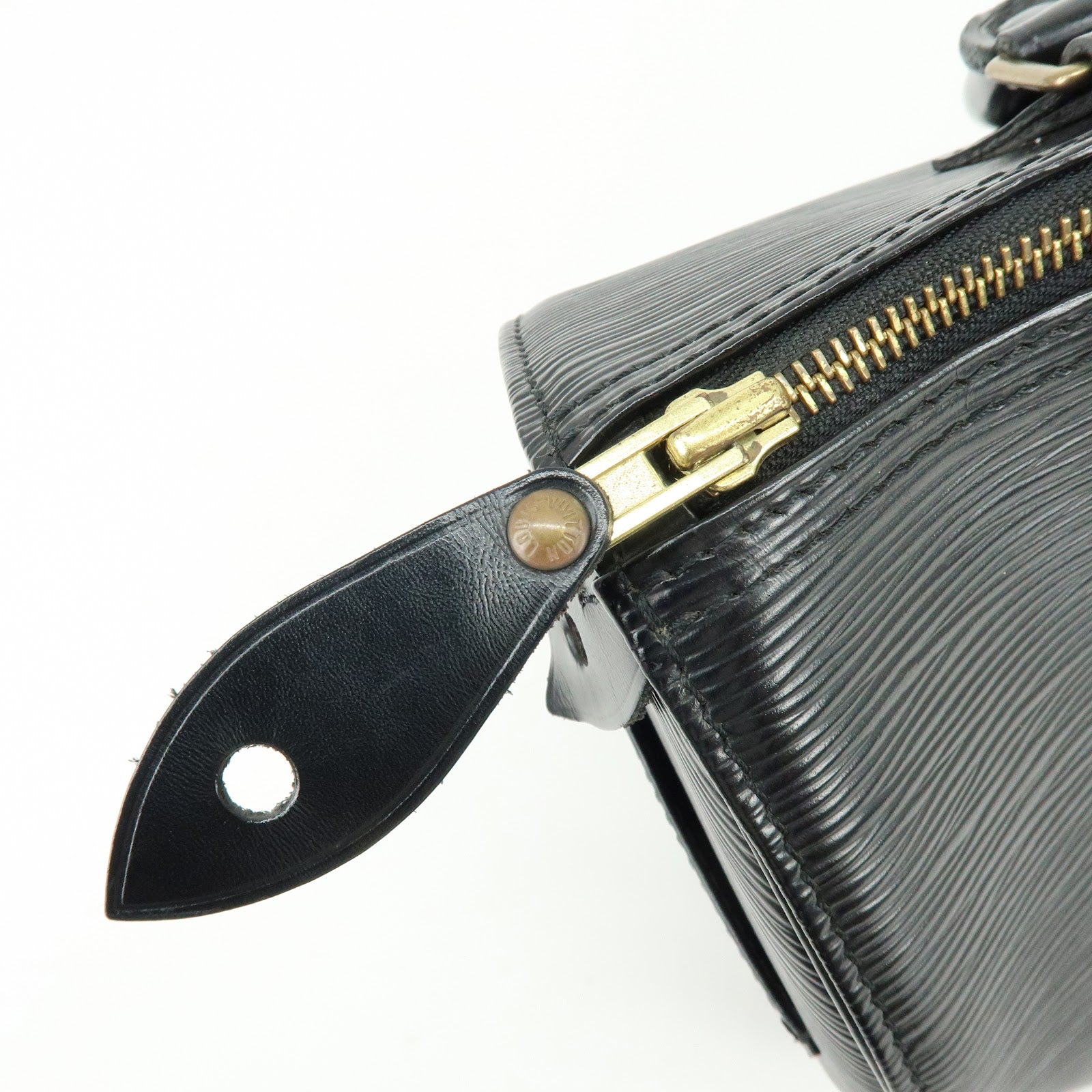 Louis Vuitton Epi Leather Speedy 25 Hand Bag Boston Bag Noir M59032