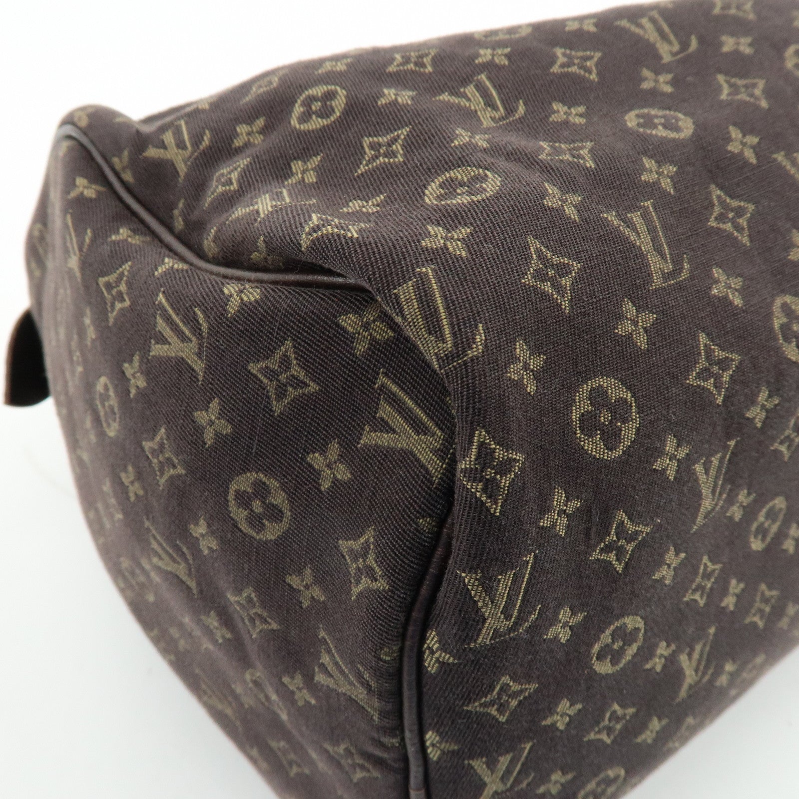 Louis Vuitton Monogram Mini Lin Speedy 30 Boston Bag Ebene M95224