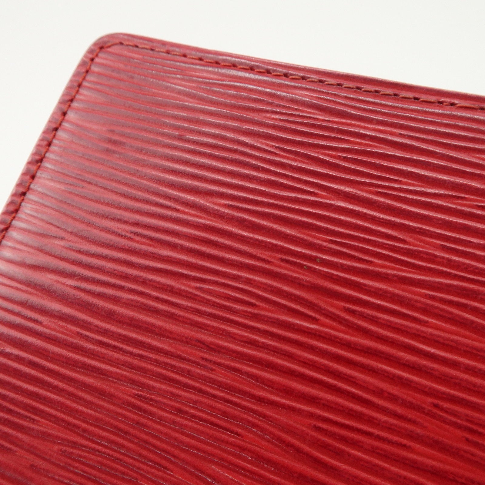 Louis Vuitton Epi Set of 2 Agenda Cover Castilian Red R20059 R20057 Used