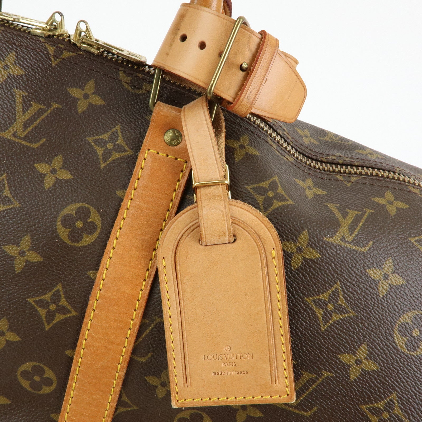 Louis Vuitton Monogram Keep All 55 Boston Bag Brown M41424