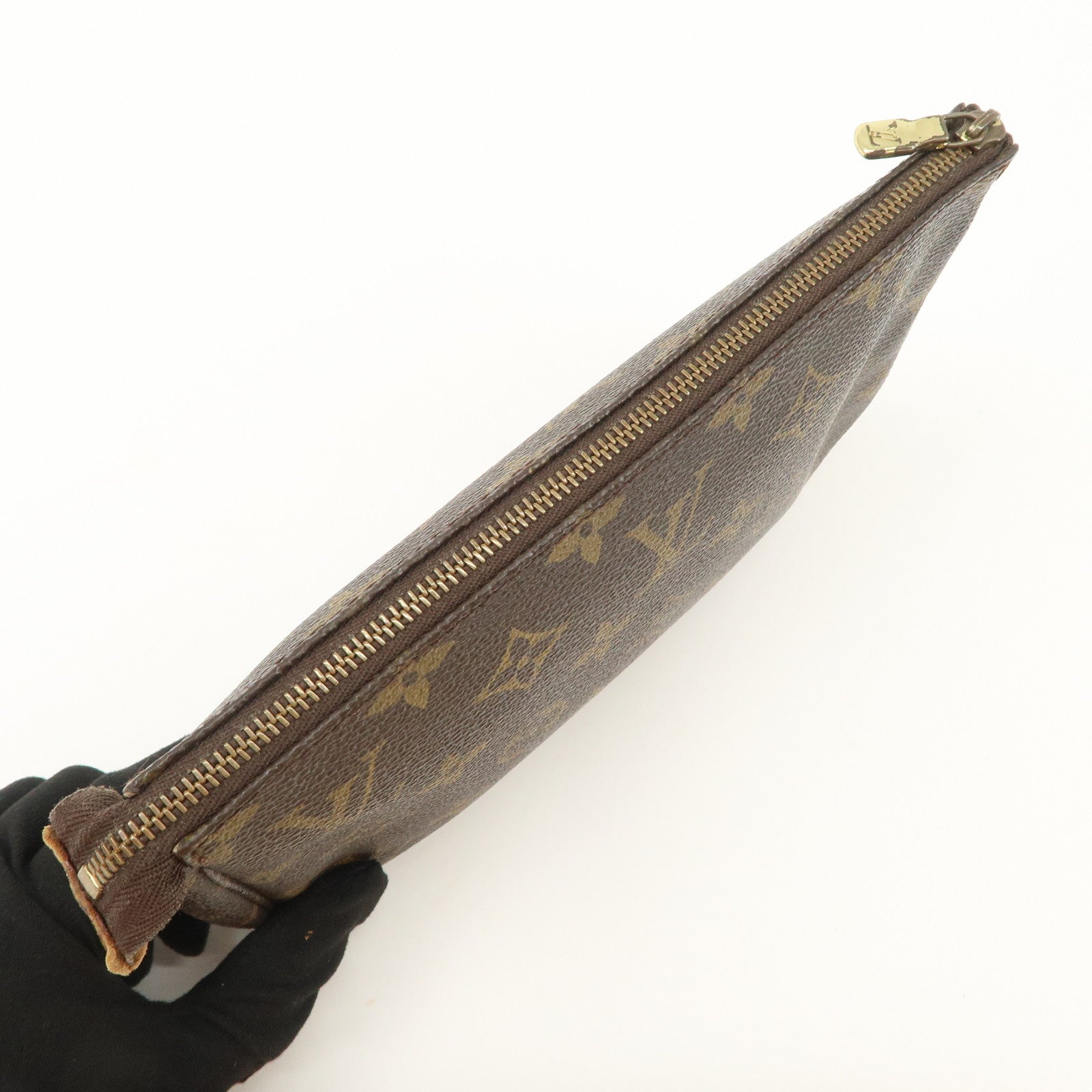 Louis Vuitton Monogram Pochette Accessoires Hand Bag Brown M51980