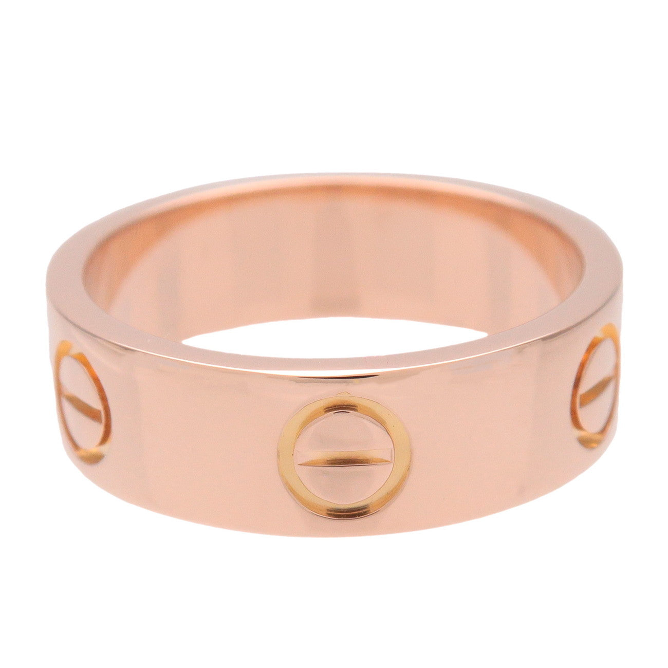 Cartier Love Ring K18 750PG Rose Gold #50 US5.25 EU50 HK11.5