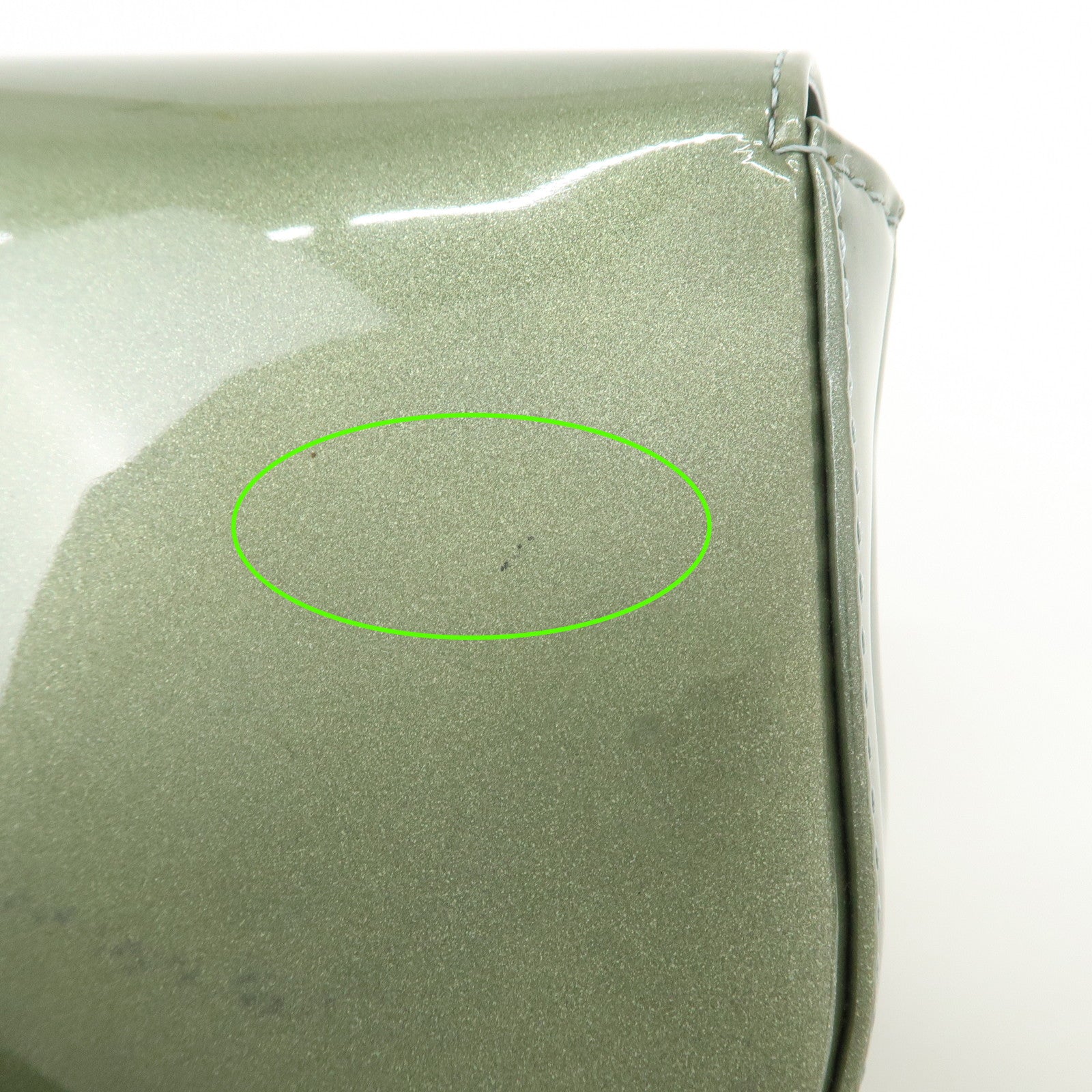 Louis Vuitton Vernis Leather Pochette Sobe Clutch Bag Blue