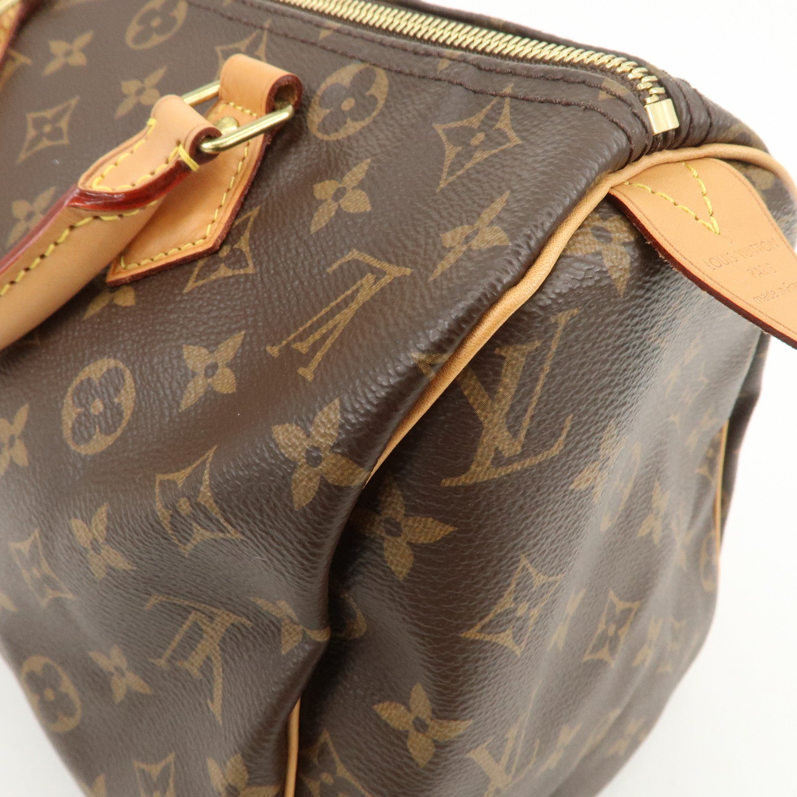 Louis Vuitton Monogram Speedy 30 Boston Bag Hand Bag Brown M41108