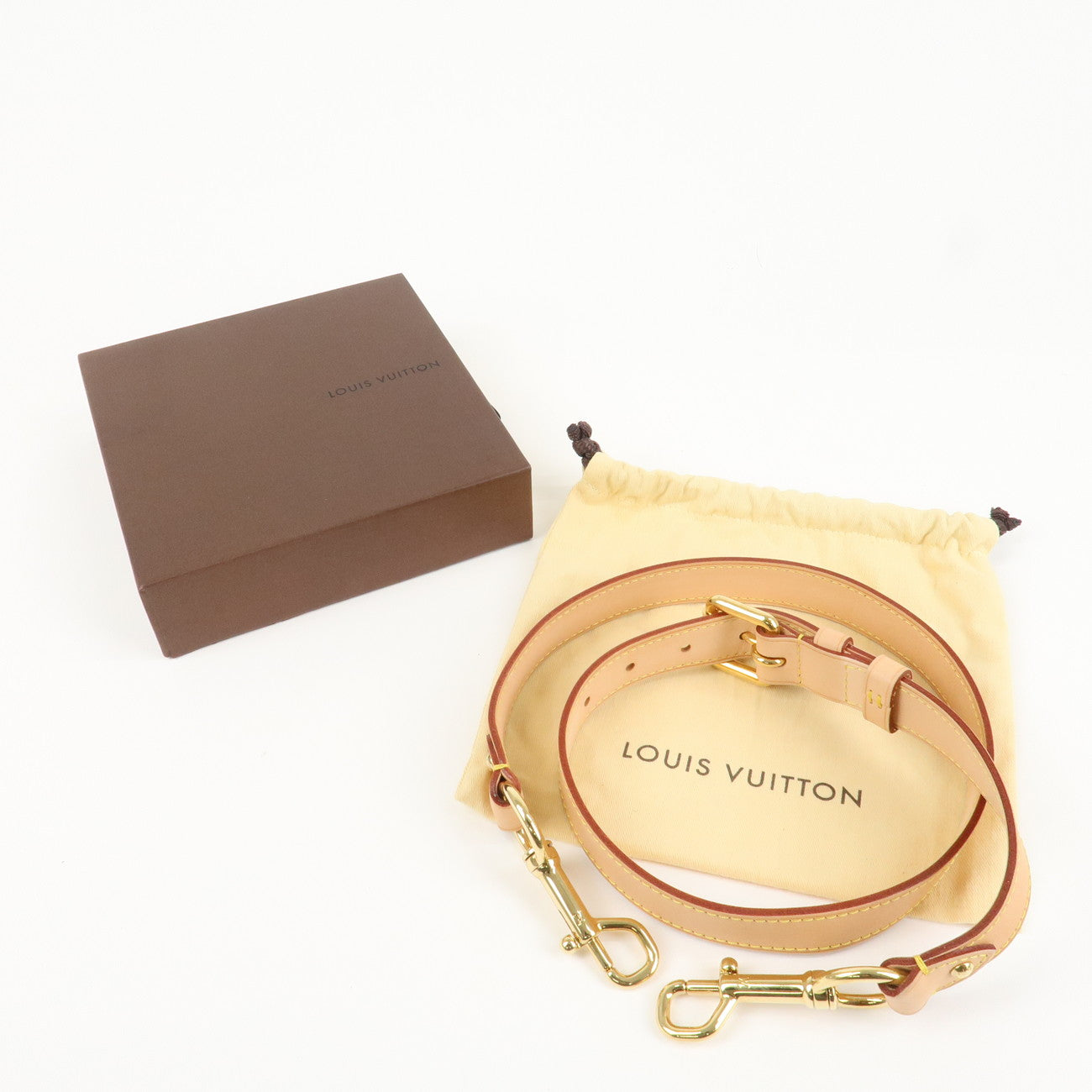 Louis Vuitton Nume Leather Adjustable Shoulder Strap J00109 Used