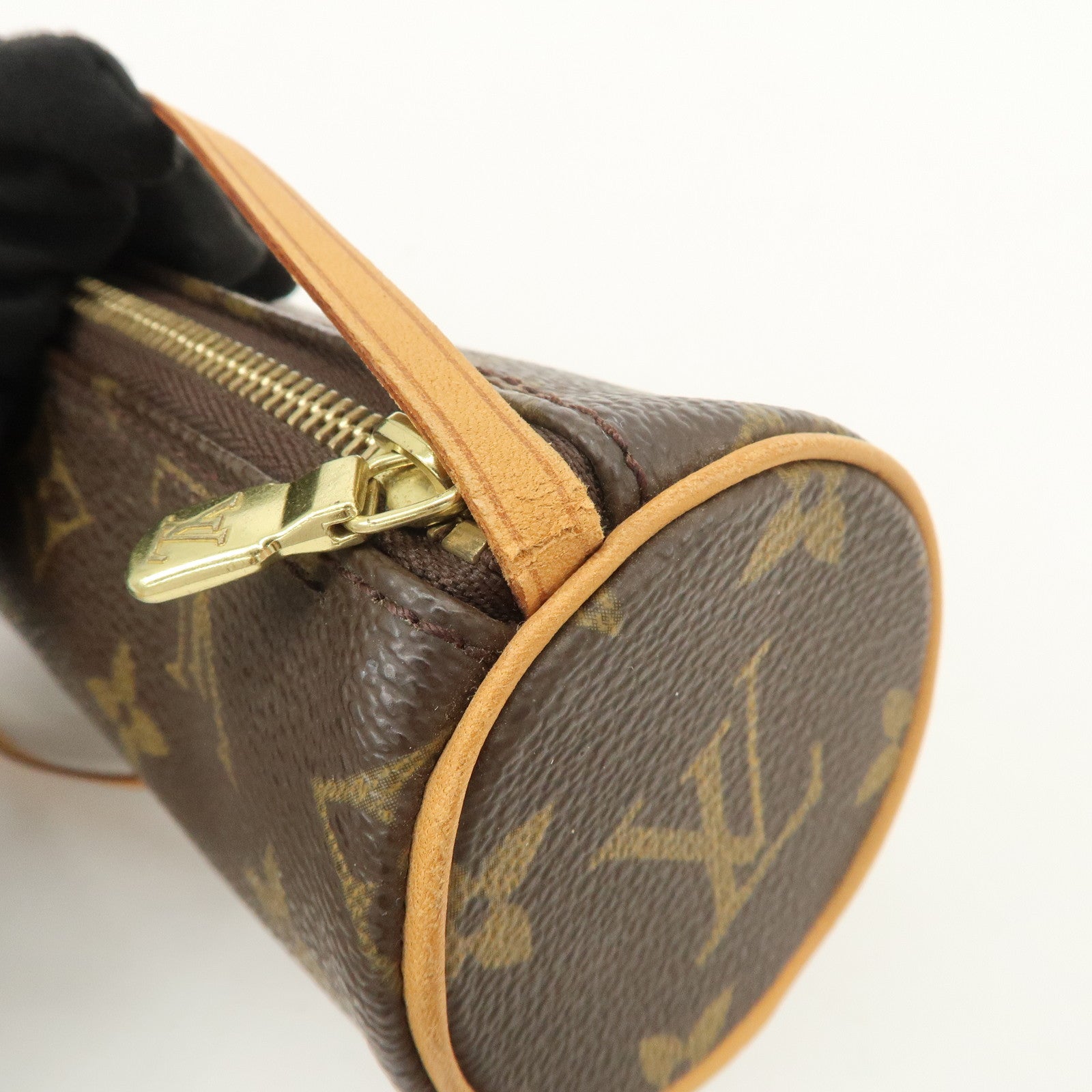 Louis Vuitton Monogram Mini Pouch for Papillon Bag New Style Brown
