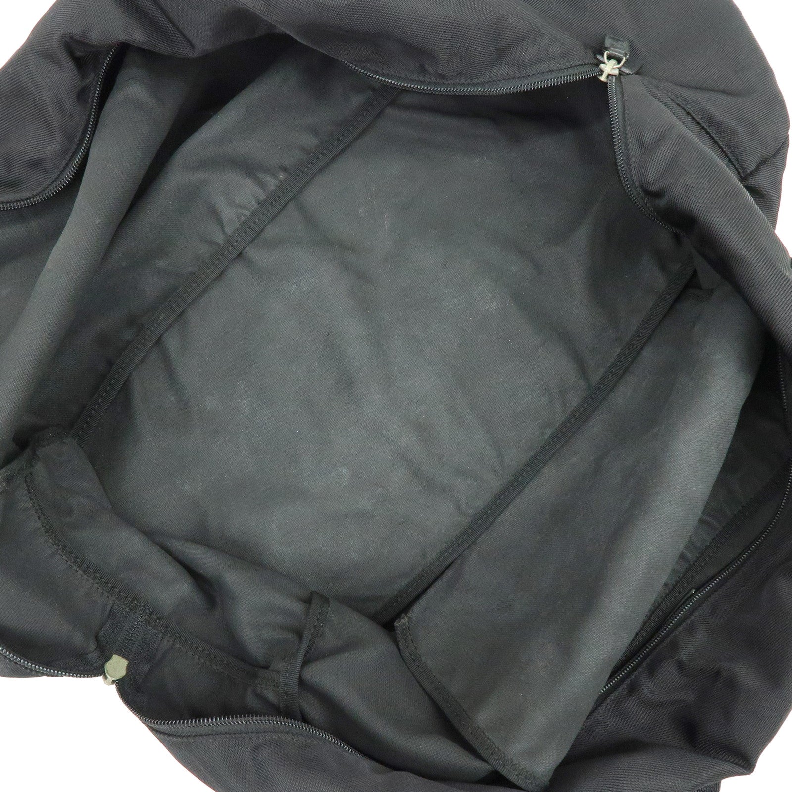 GUCCI Nylon Leather Boston Bag Shoulder Bag Black 012・0389・002058