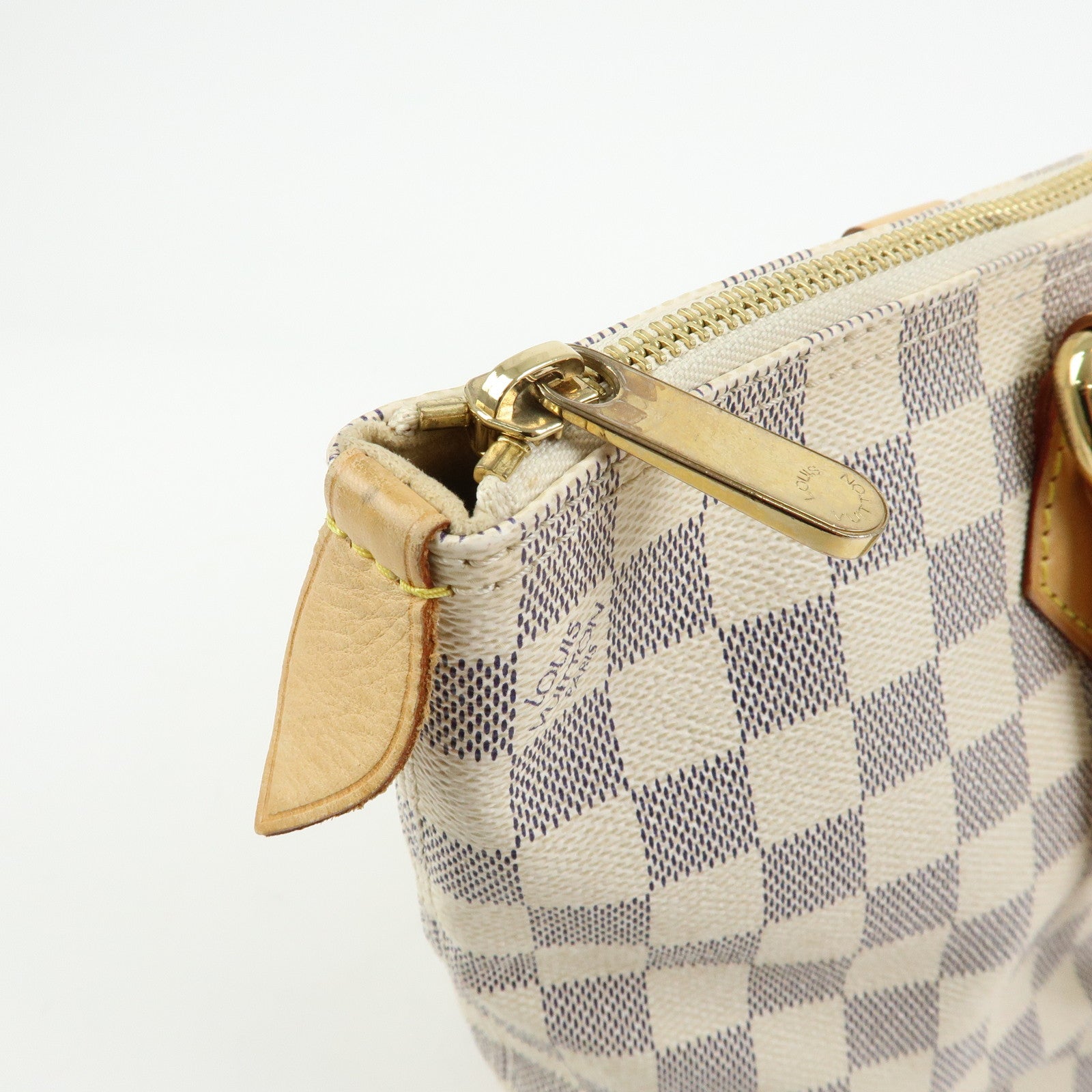 Louis Vuitton Damier Azur Saleya PM Tote Bag Hand Bag N51186
