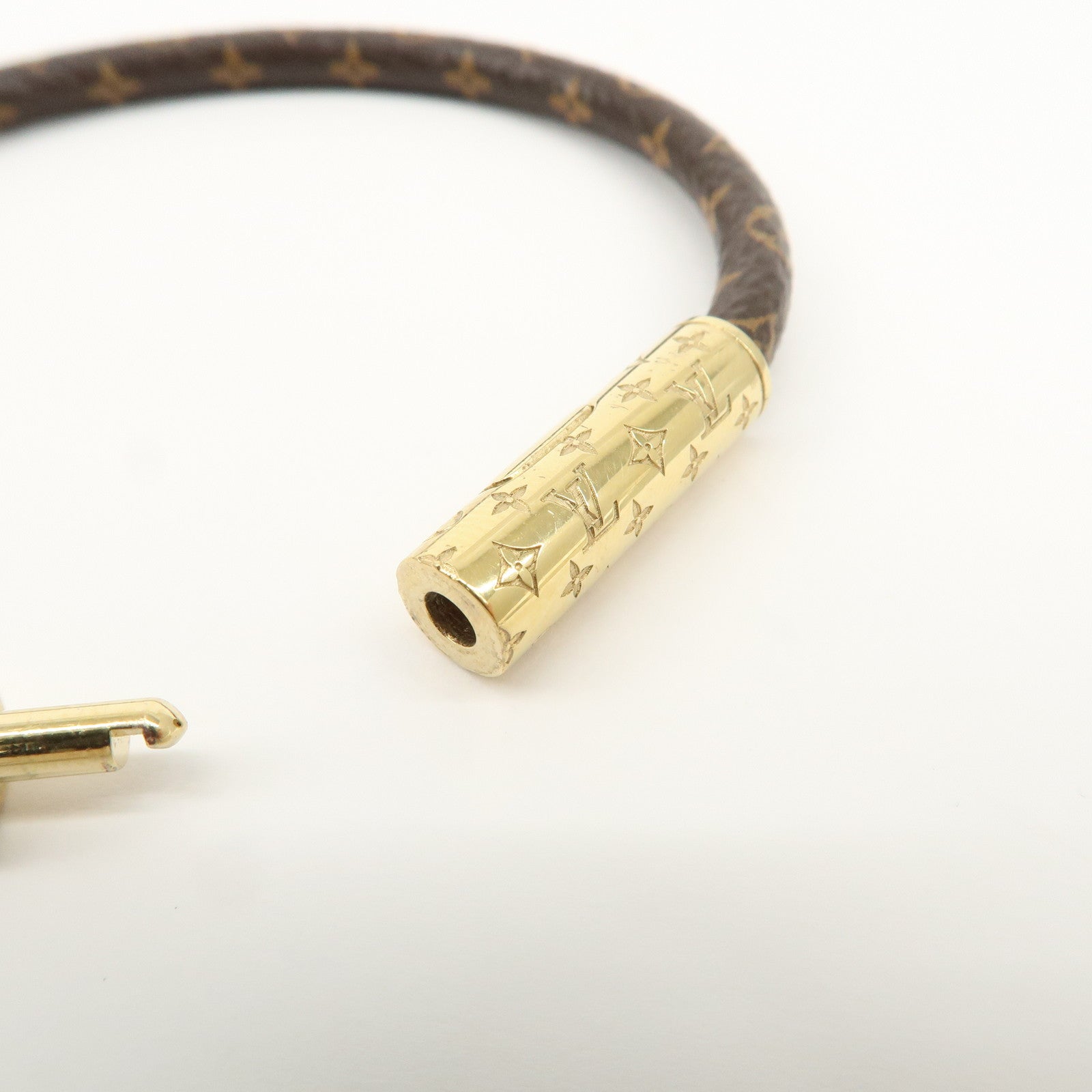 Louis Vuitton Monogram LV Confidential Bracelet Brown M8274