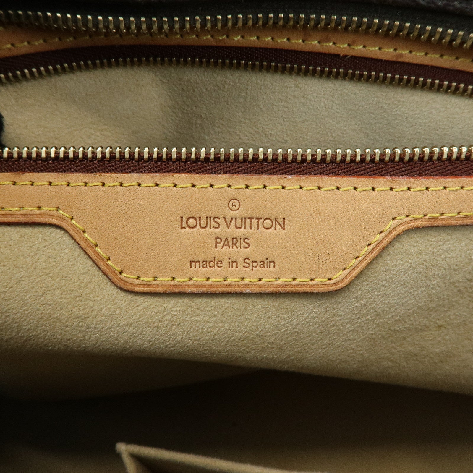 Louis Vuitton Monogram Luco Tote Bag Shoulder Bag Brown M51155