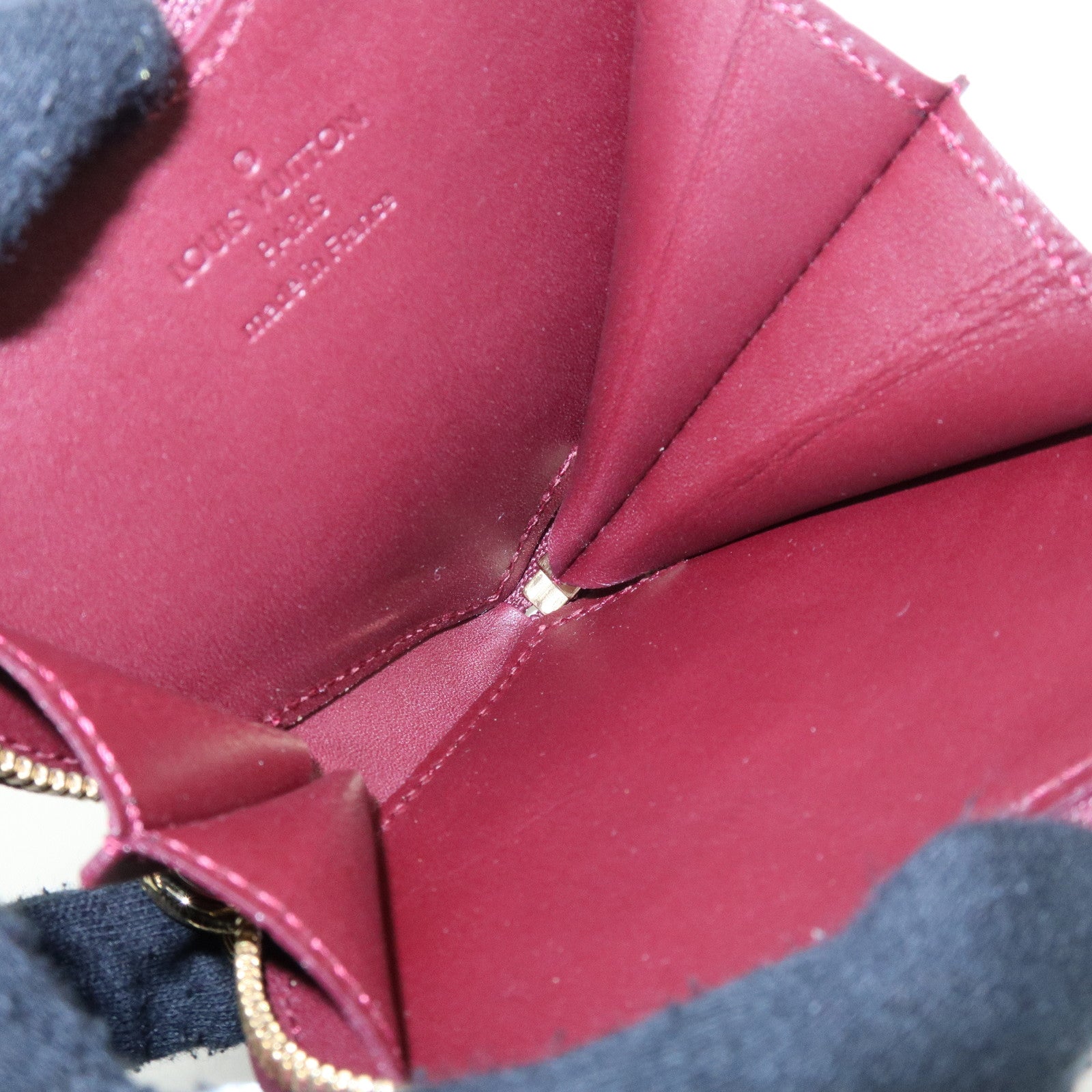Louis Vuitton Monogram Vernis Porte Monnaie Coeur Coin Case M91480