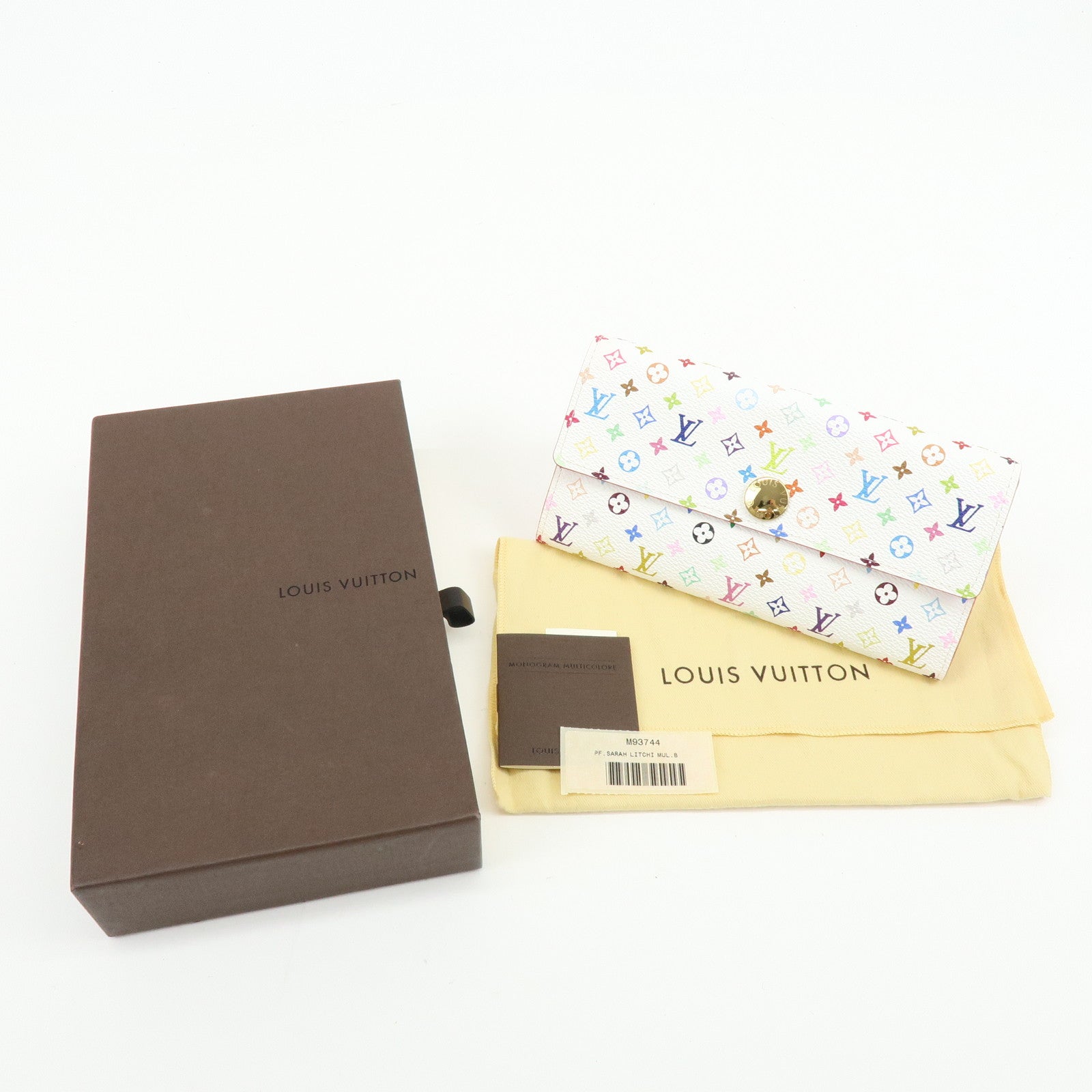 Louis Vuitton Monogram Multicolor Portefeuille Sarah Wallet M93532