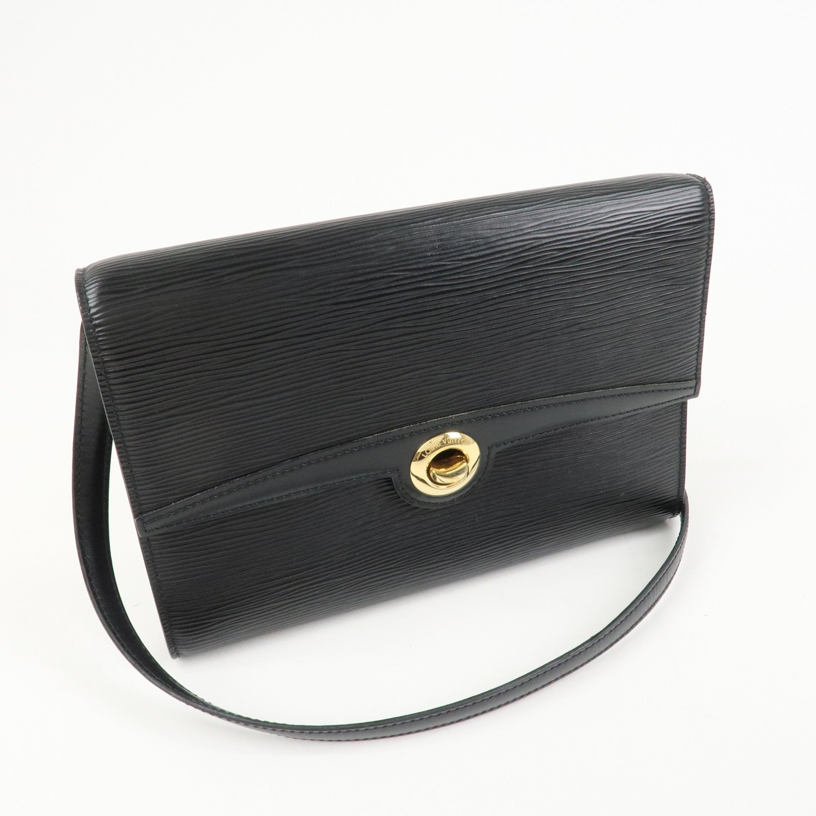 Louis Vuitton Epi Leather Arche Shoulder Crossbody Bag Noir M52572