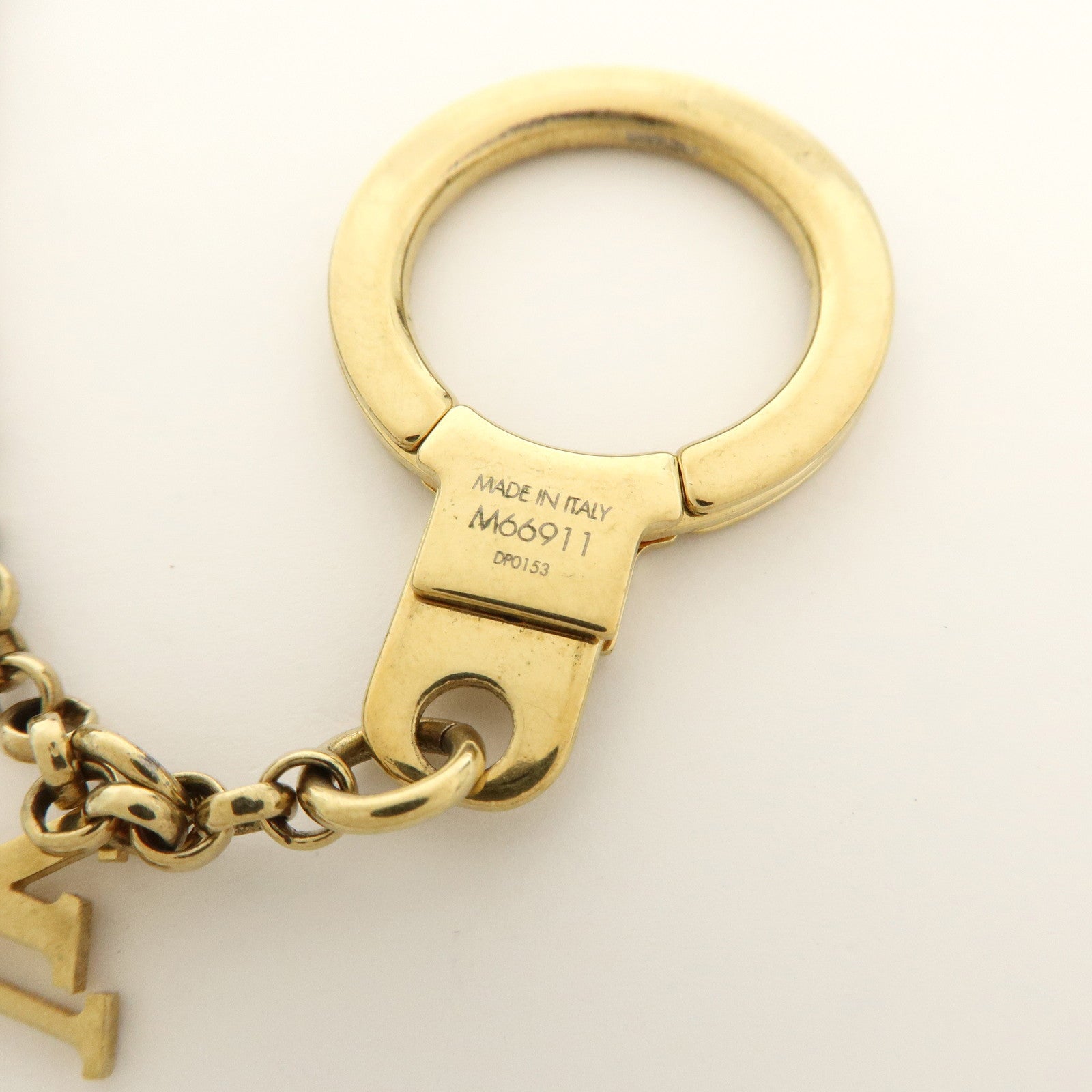 Louis Vuitton Bijou Sac Chaine Bee Fleur Bag Charm Gold M66911