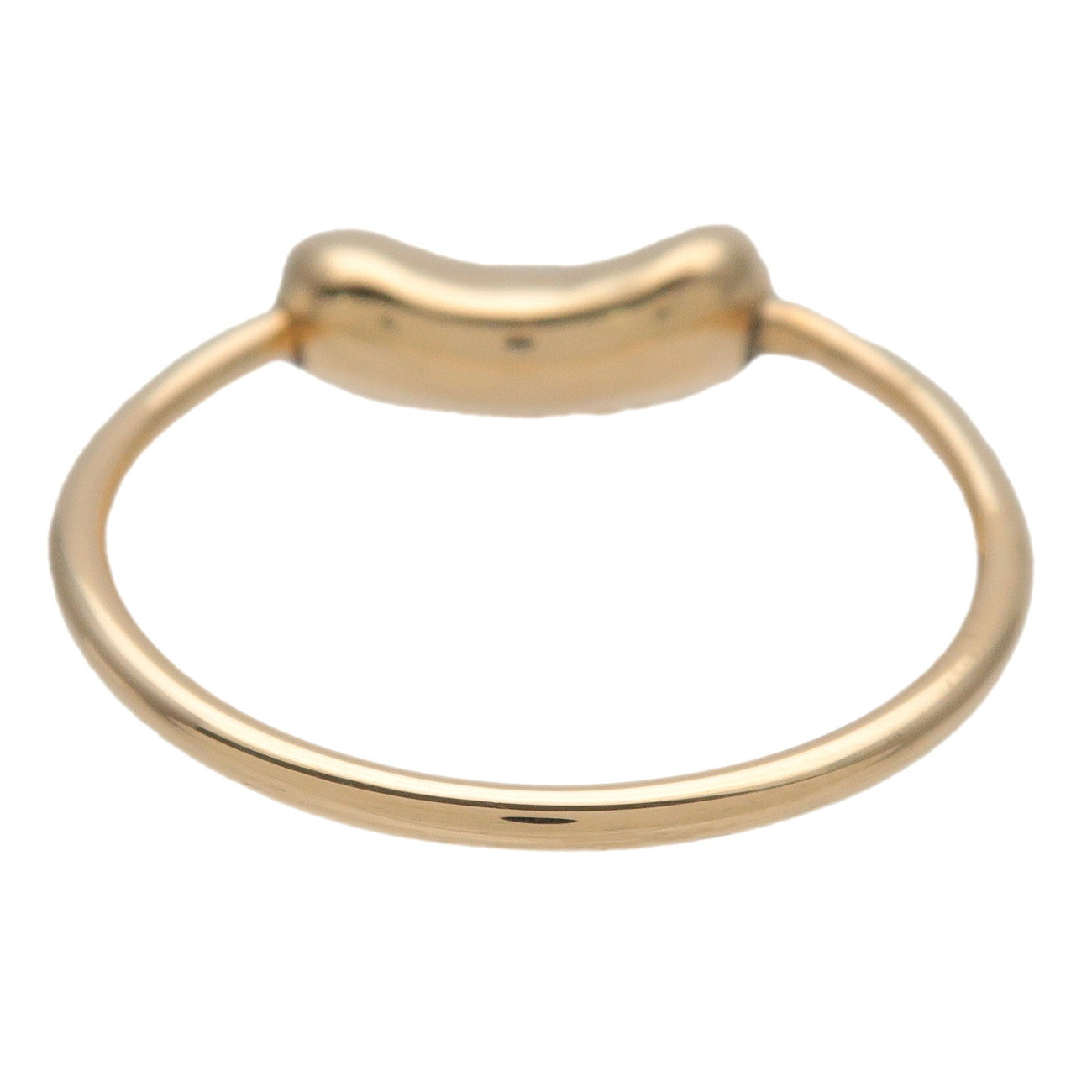 Tiffany & Co Bean Ring K18 750YG Yellow Gold US6 EU52 HK13