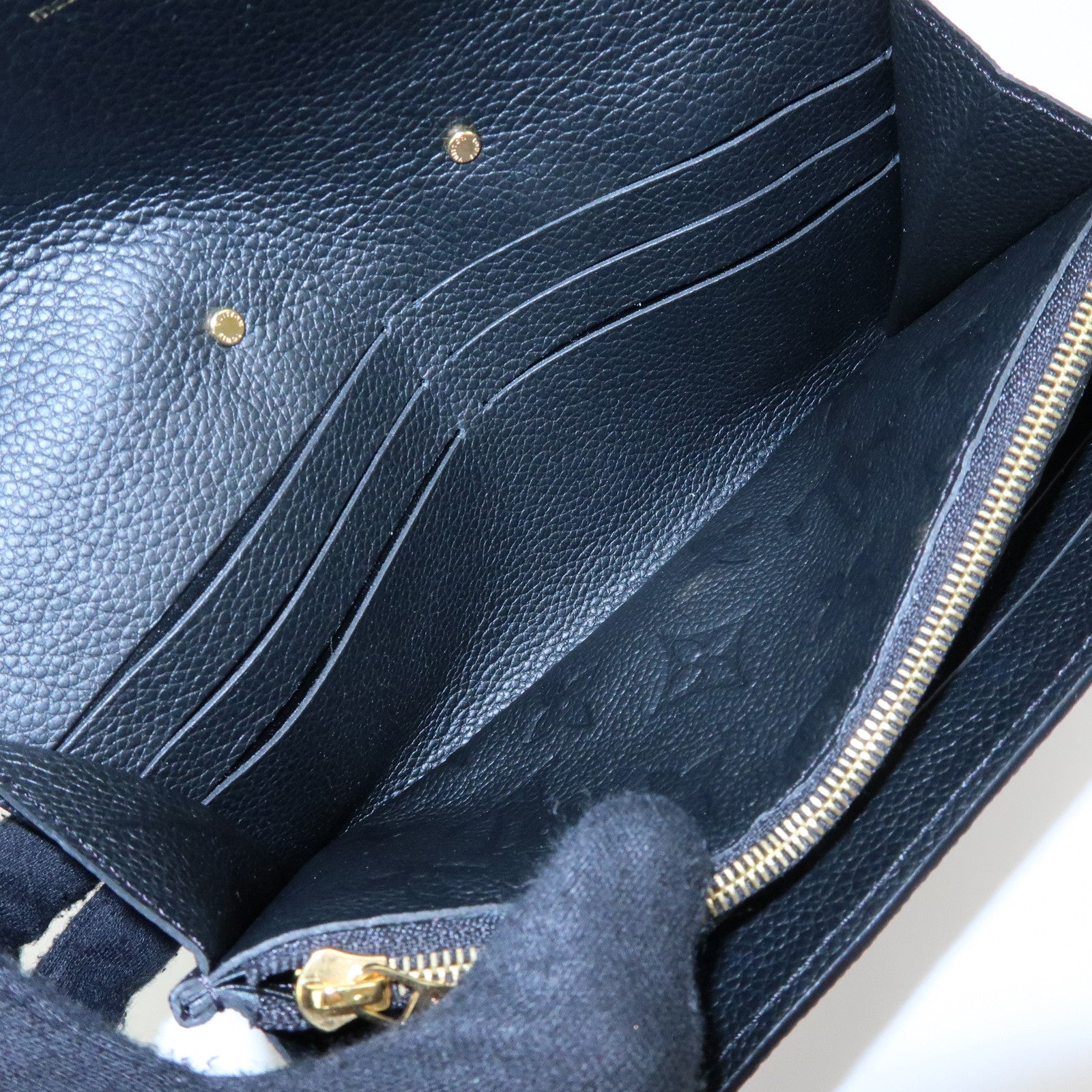 Louis Vuitton Monogram Empreinte Portefeuille Metis Noir M62458