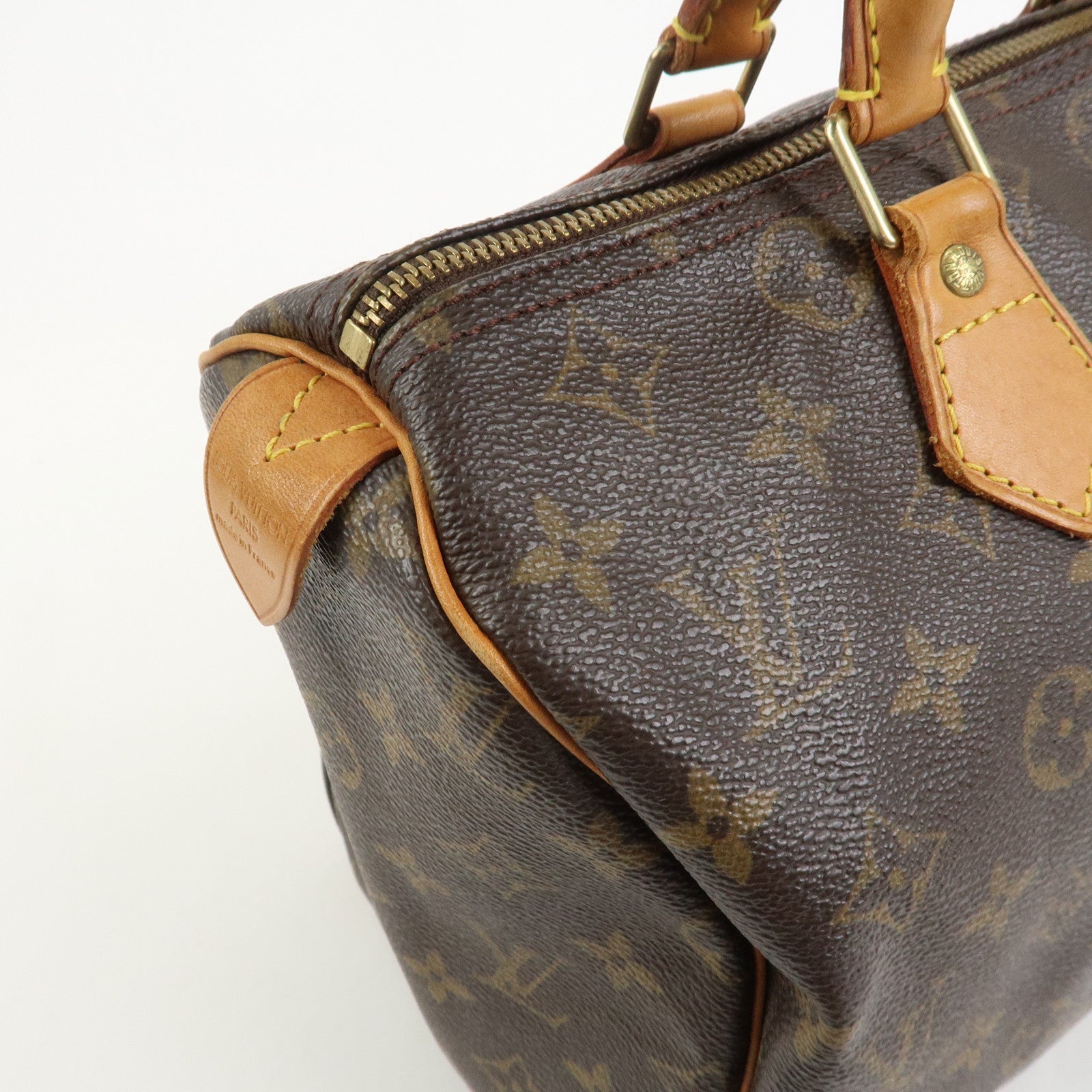 Louis Vuitton Monogram Speedy 30 Boston Bag Hand Bag Brown M41526