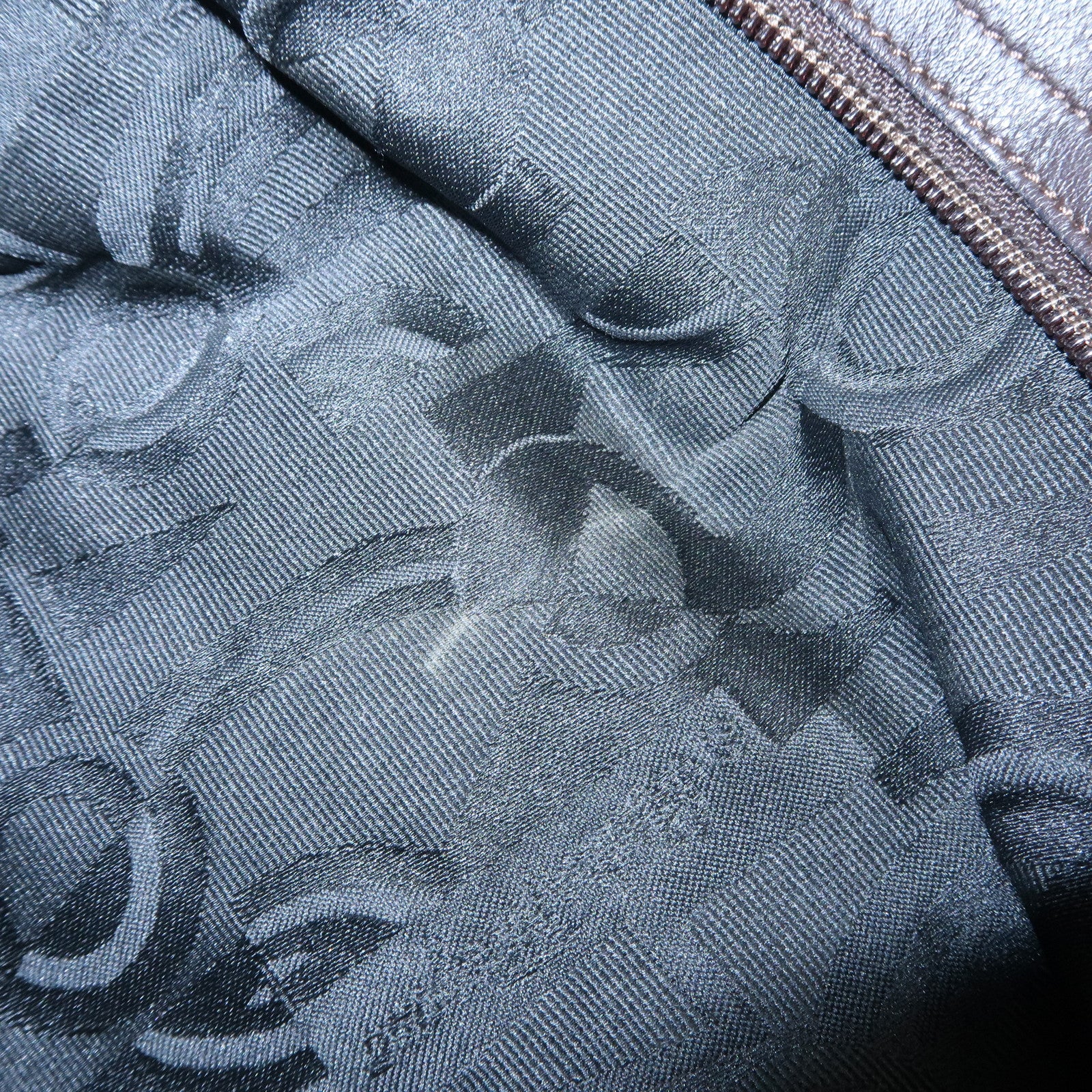 Ferragamo Vara Logo Canvas Tote Bag Shoulder Bag Brown