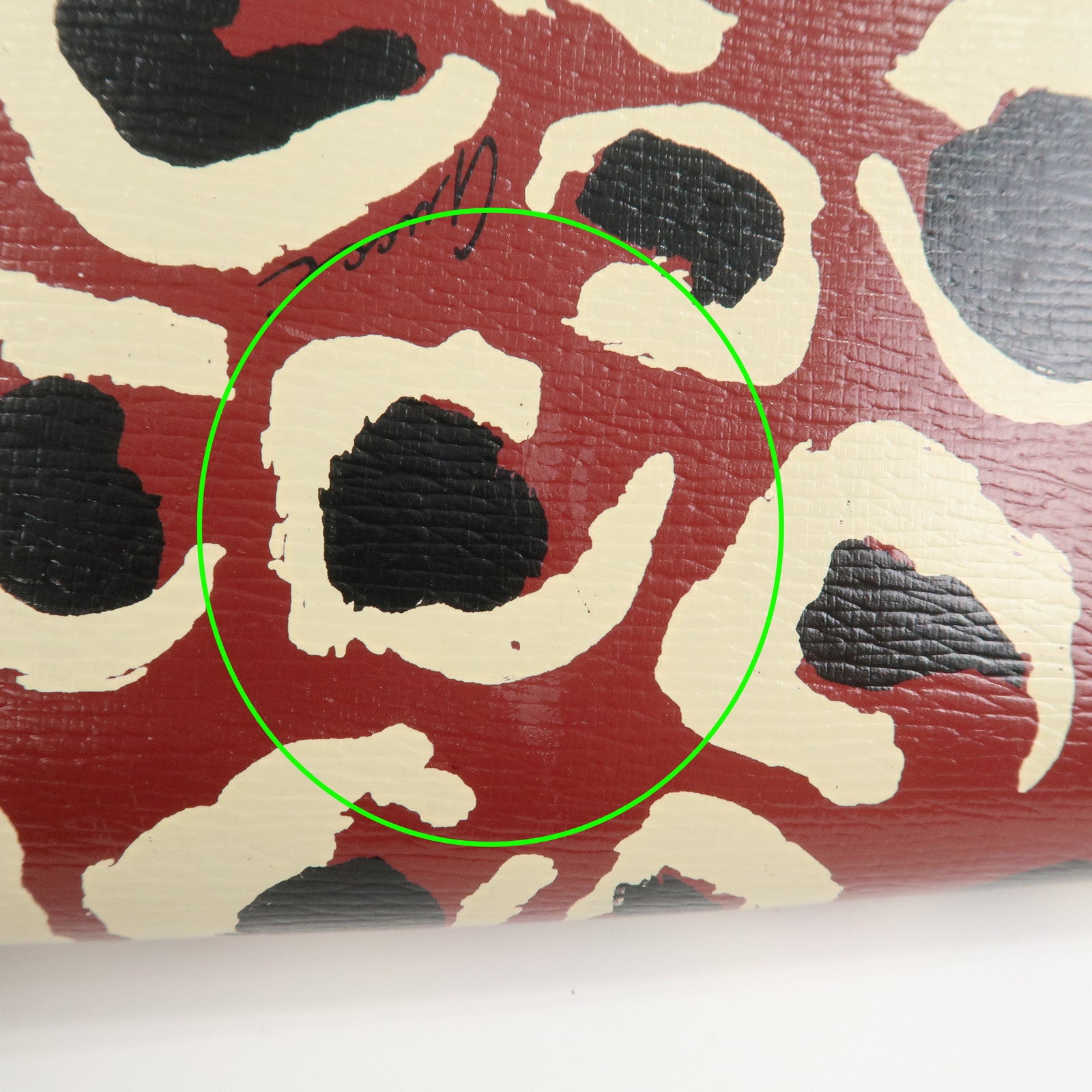 GUCCI Interlocking G Leather Leopard Round Zippy Long Wallet 309705