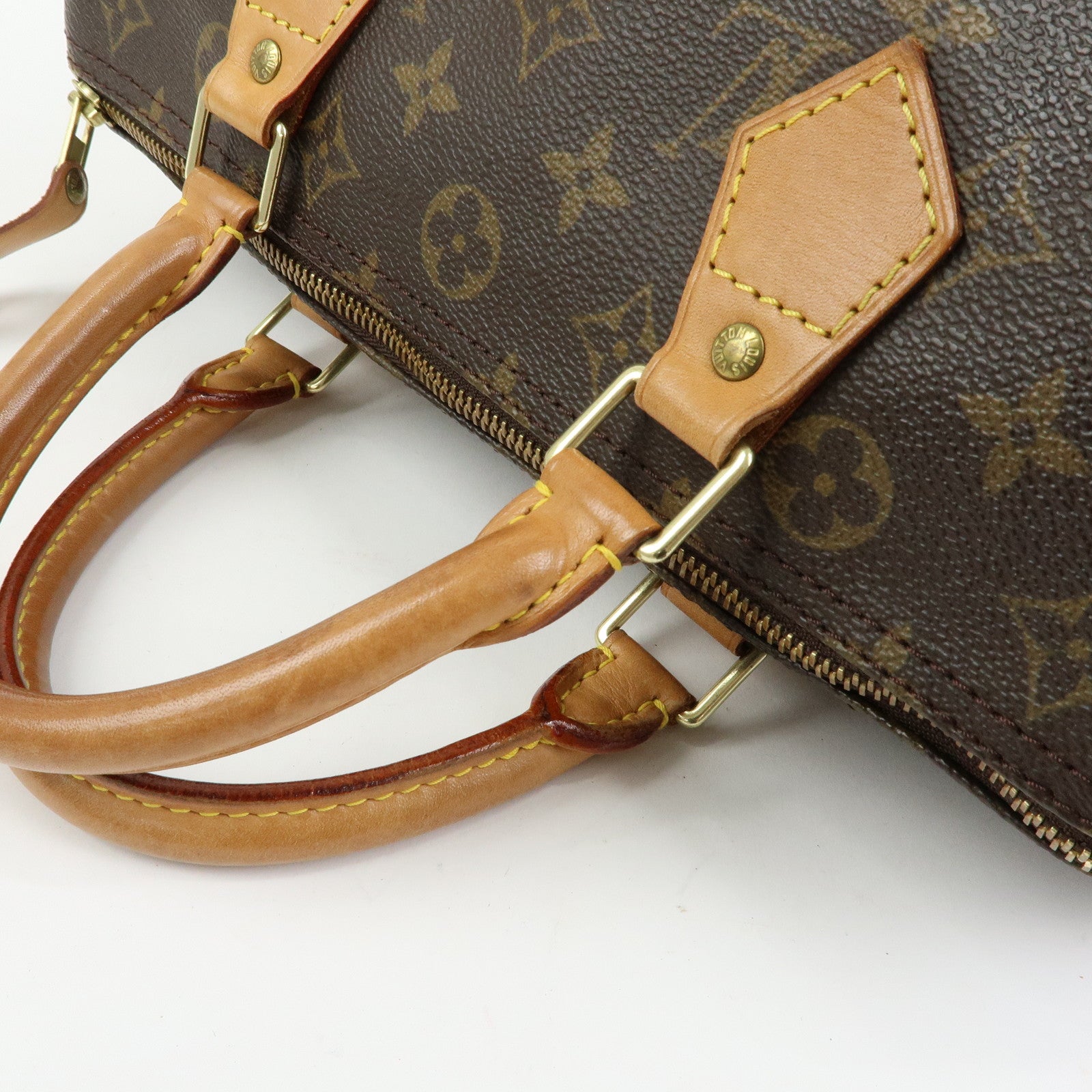 Louis Vuitton Monogram Speedy 30 Boston Bag Hand Bag Brown M41526