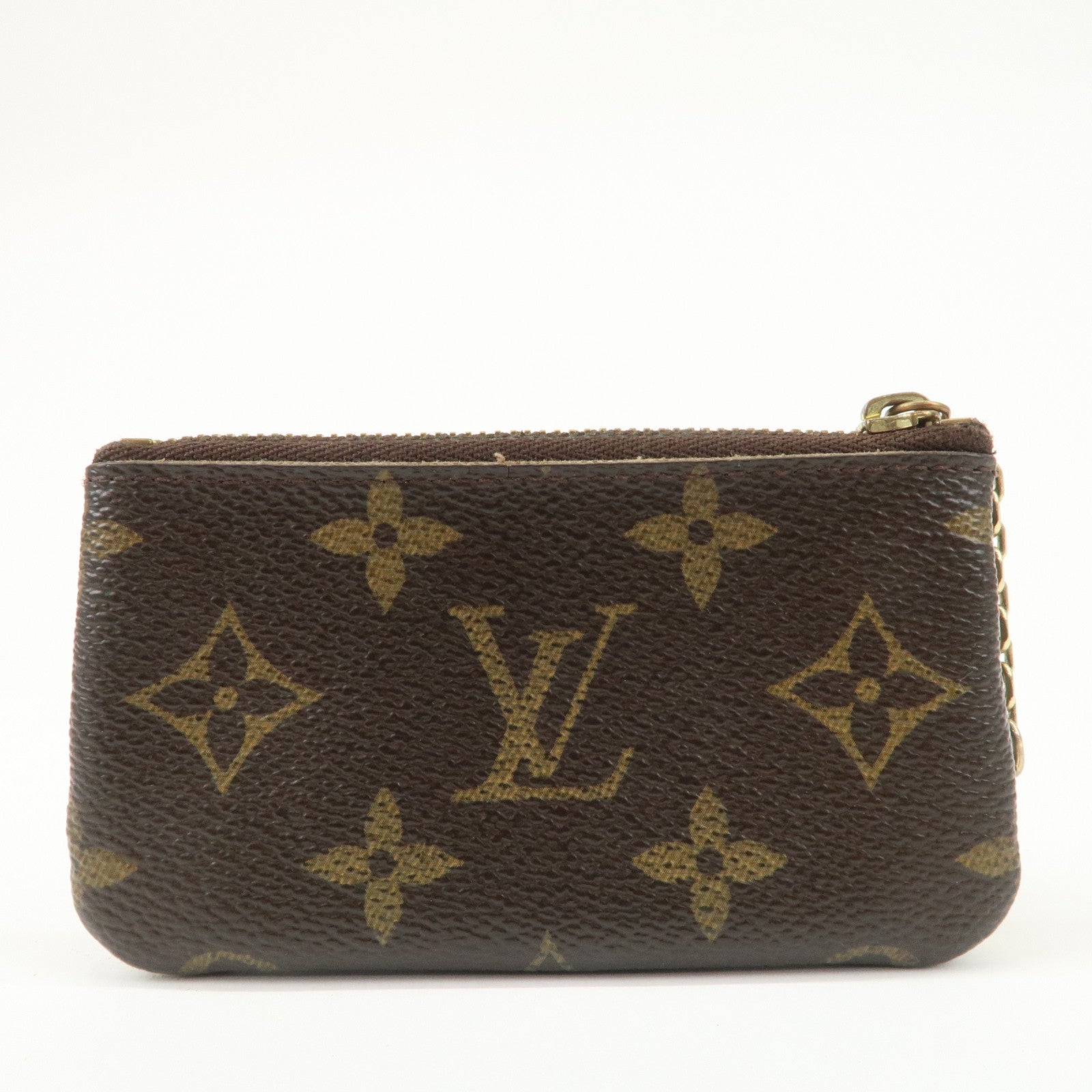 Louis Vuitton Monogram Pochette Cles Coin Case Key Case M62650