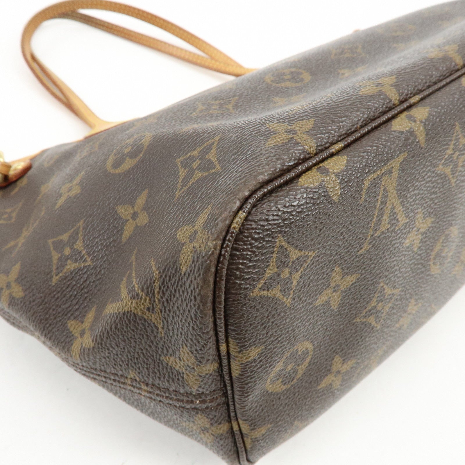 Louis Vuitton Monogram Neverfull PM Tote Bag Hand Bag Brown M40155