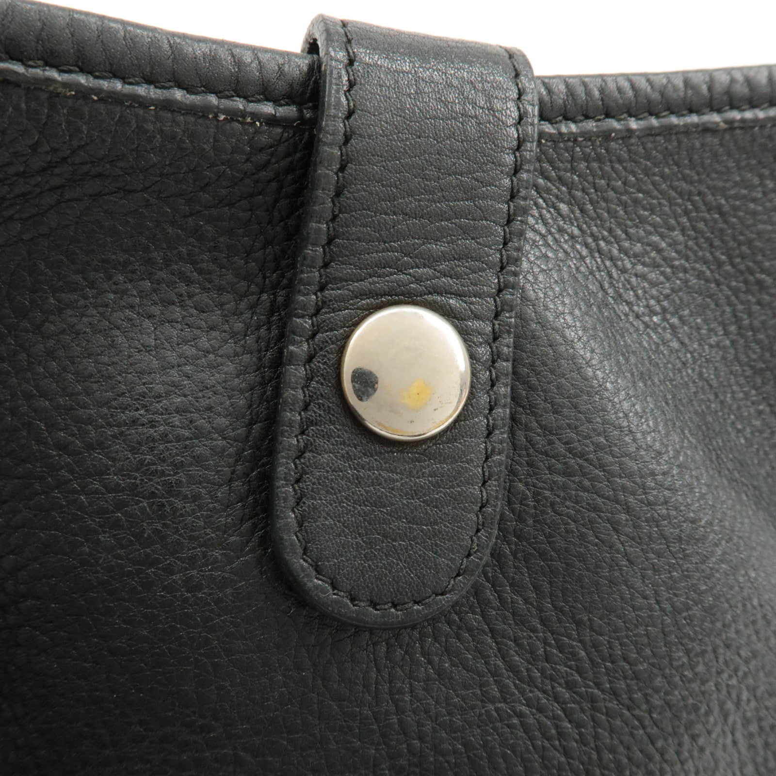 HERMES Mini Rodeo Leather Shoulder Bag Crossbody Bag Q Engraved Used