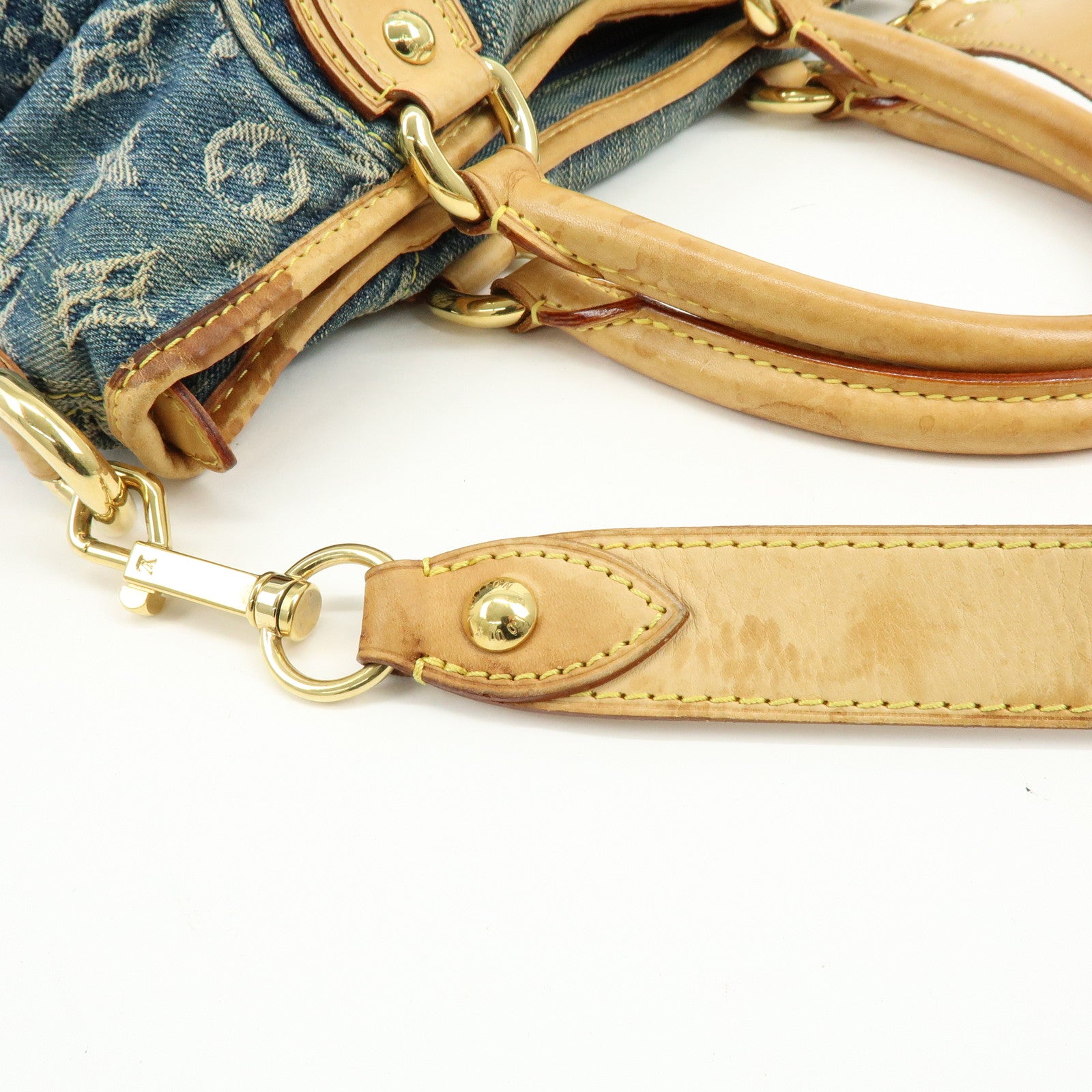 Louis Vuitton Monogram Denim Neo Cabby MM 2Way Bag M95349