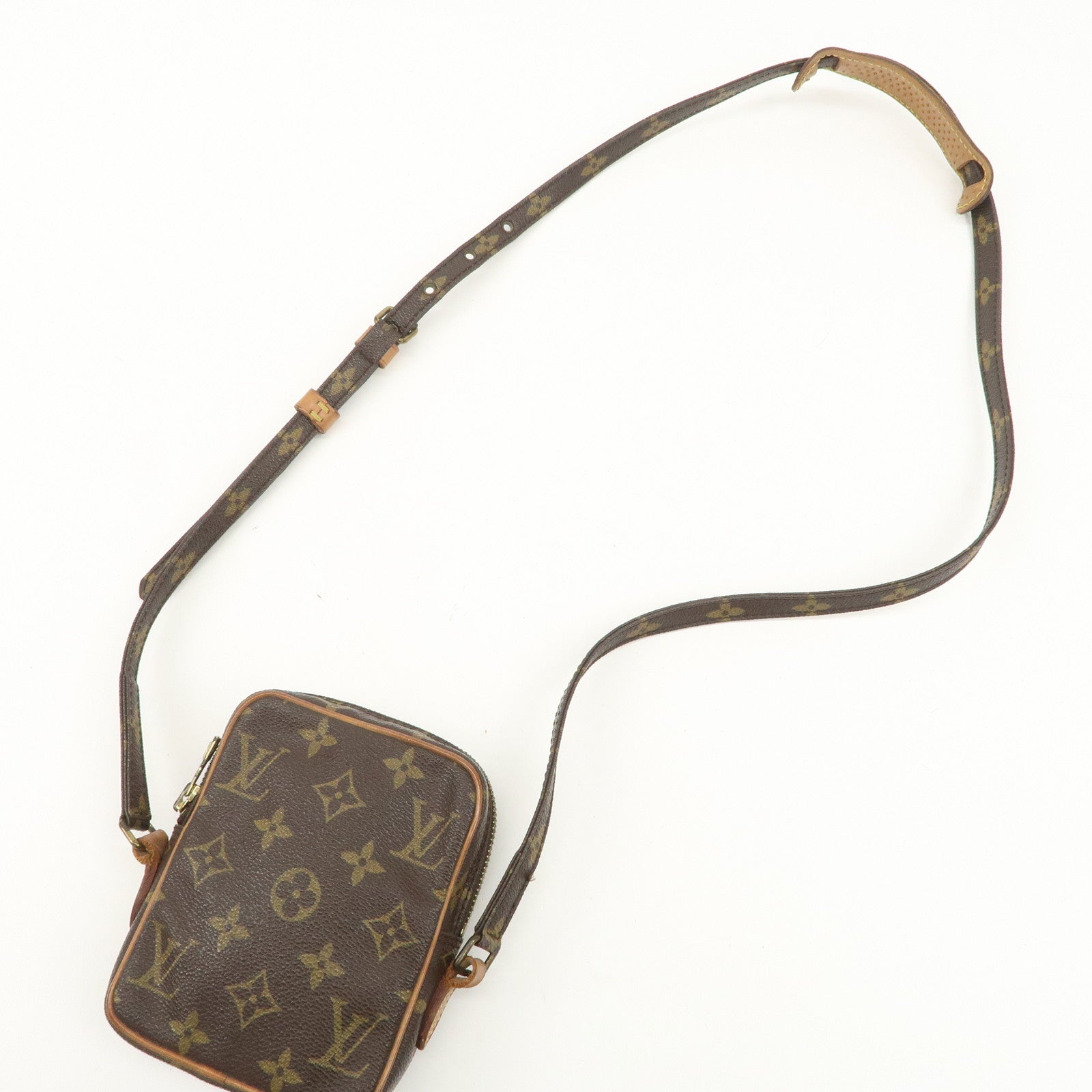 Louis Vuitton Monogram Mini Danube Shoulder Bag Brown M45268