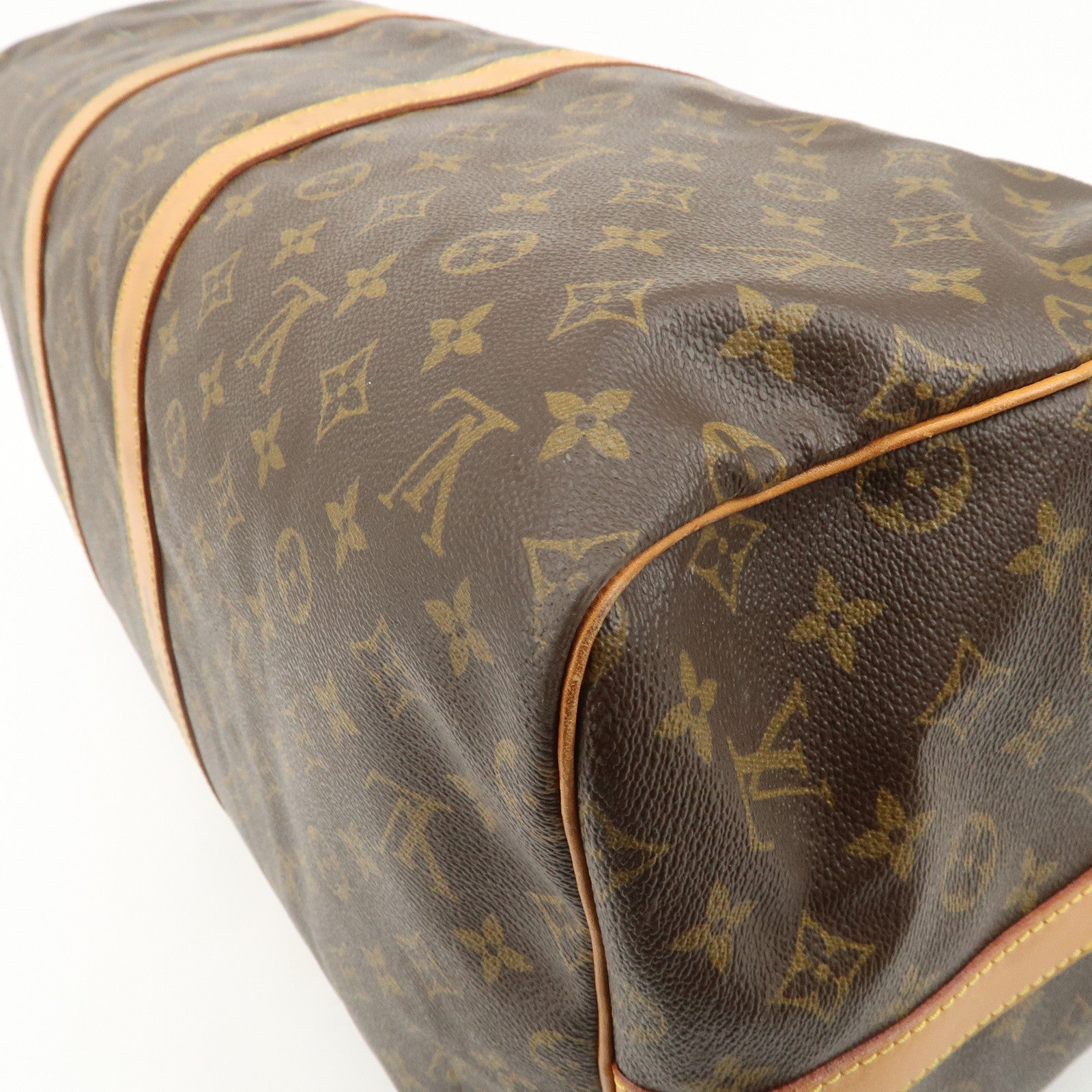 Louis Vuitton Monogram Keep All Bandouliere 55 Boston Bag M41414