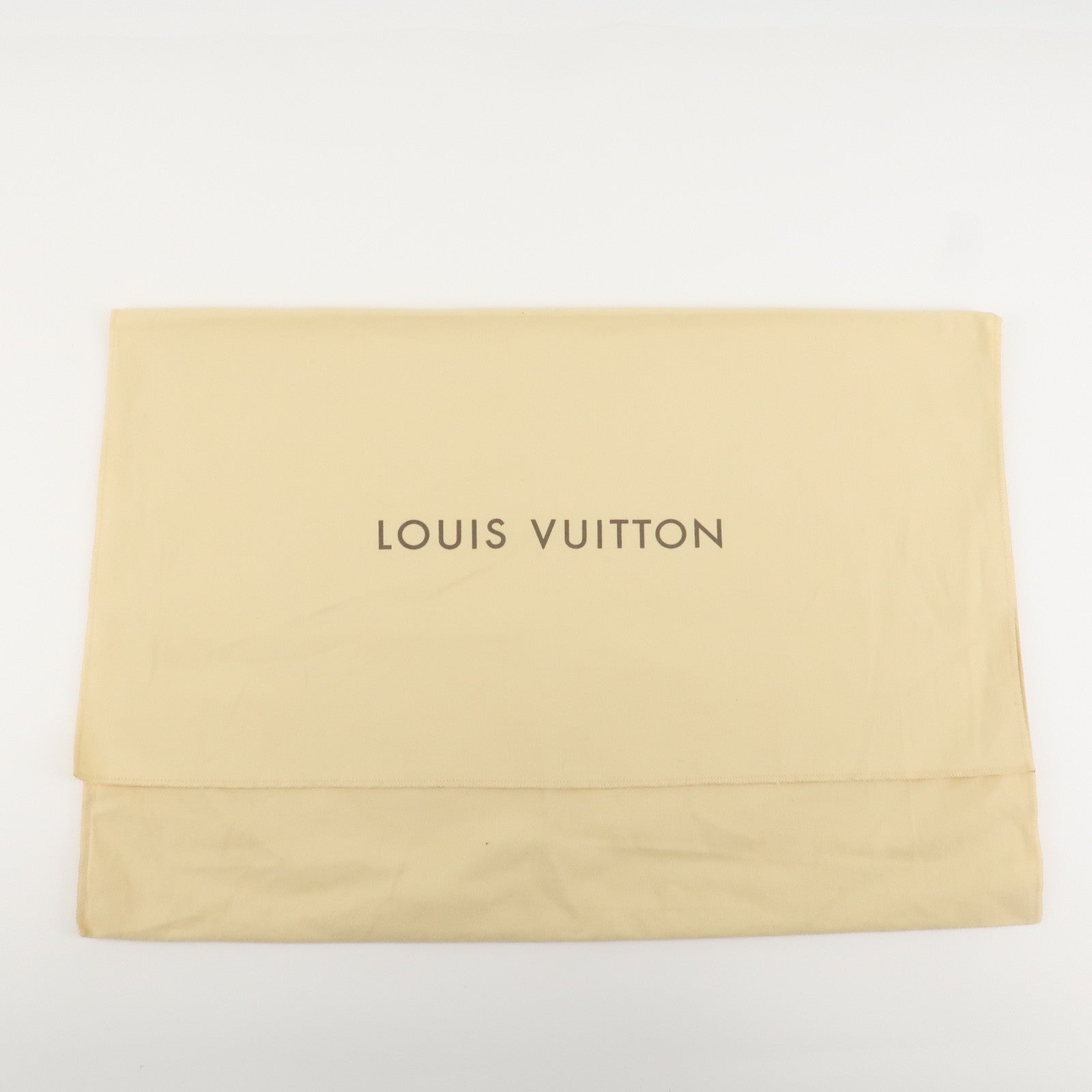 Louis Vuitton Set Of 10 Dust Bag Storage Bag Flap Style Beige Used