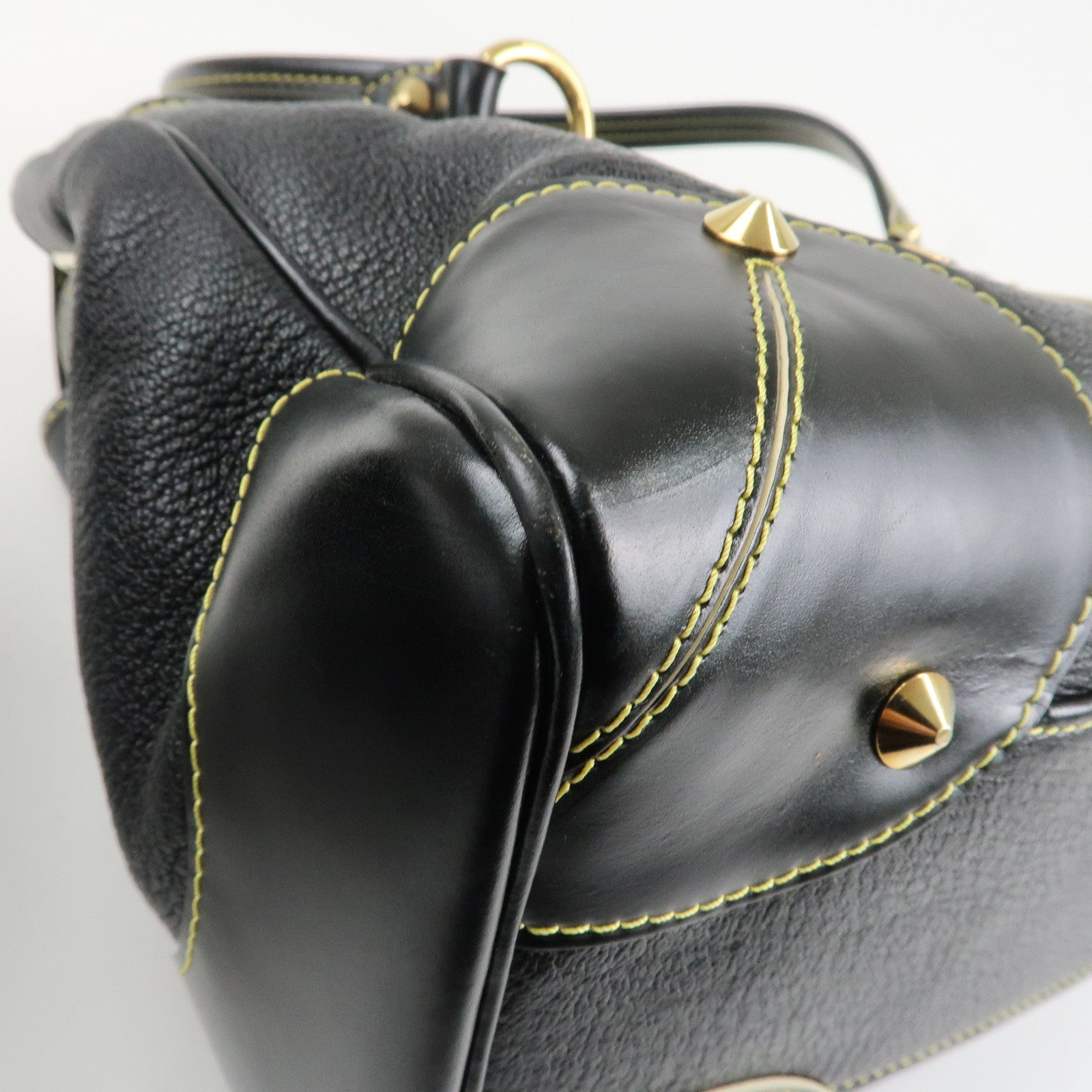 Louis Vuitton Suhali Rhapsody Leather Shoulder Bag Black M95847 Used