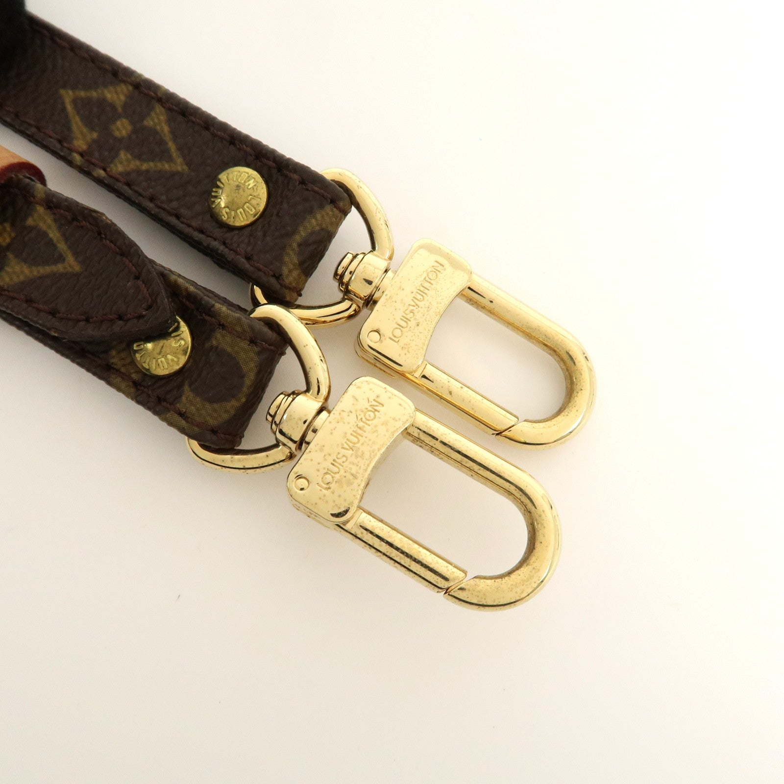 Louis Vuitton Monogram Adjustable Shoulder Strap Brown 120cm J52315