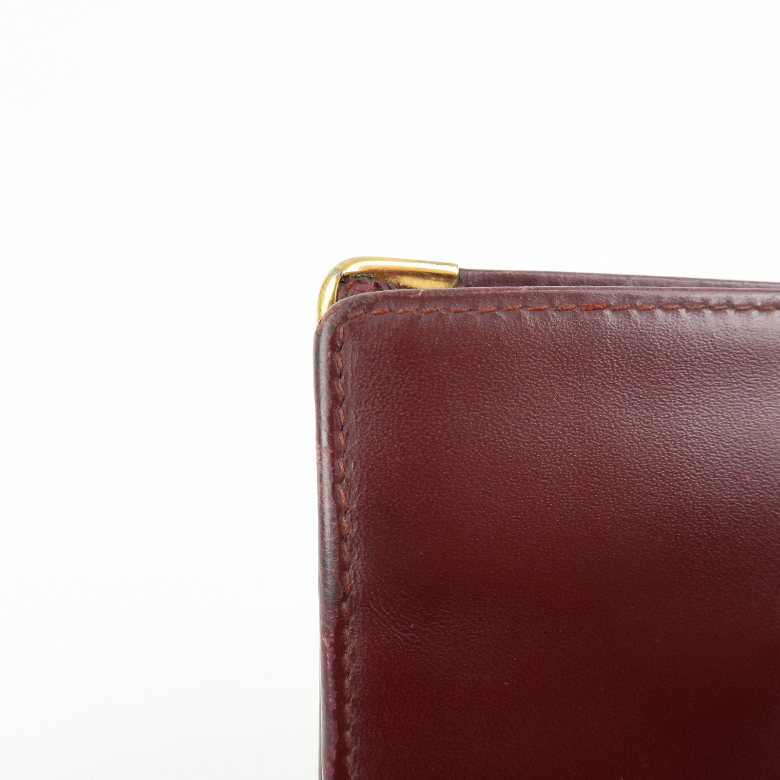 Cartier Must de Cartier Set of 2 Leather Wallet Bordeaux