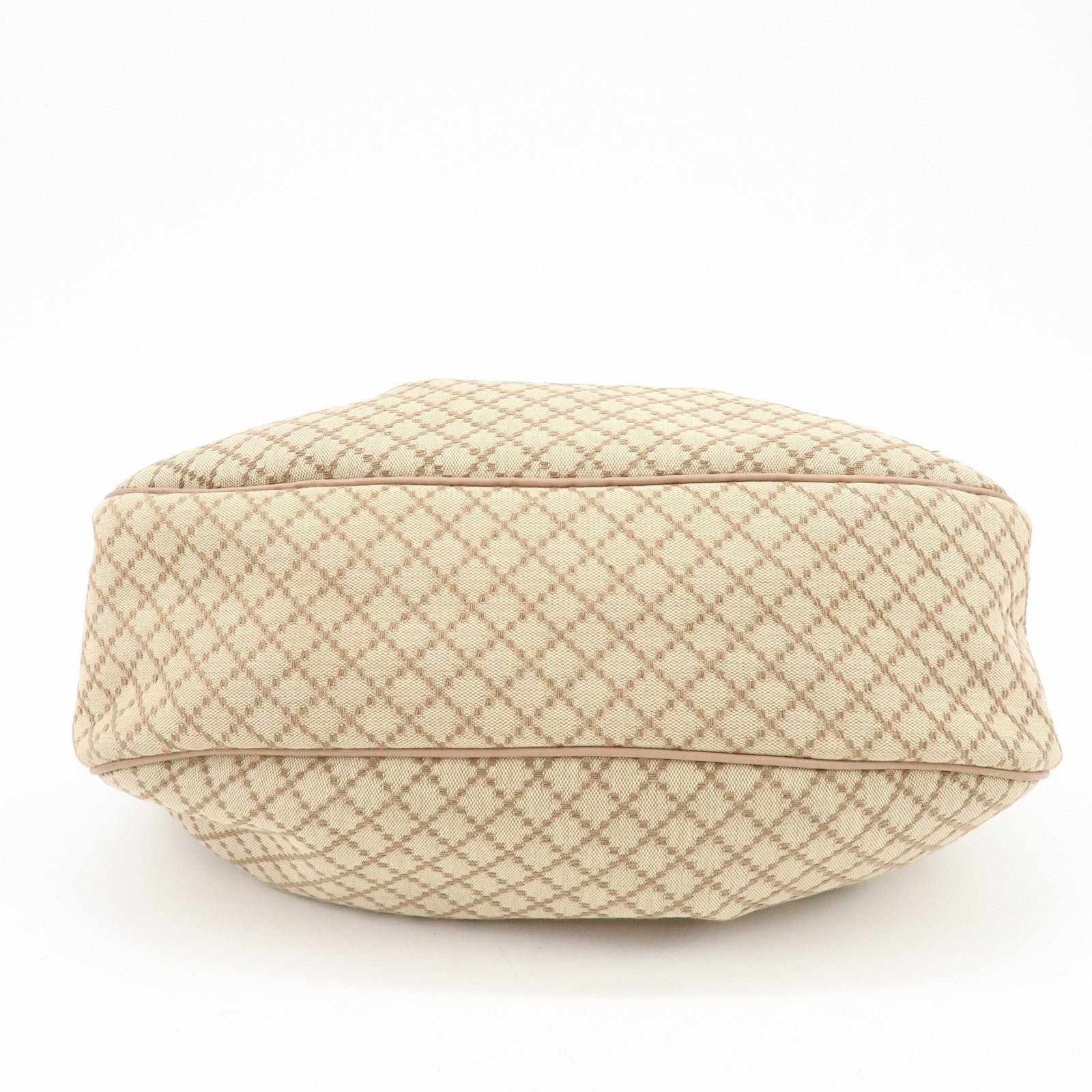 GUCCI Sukey Interlocking G Diamante Canvas Shoulder Bag 232955